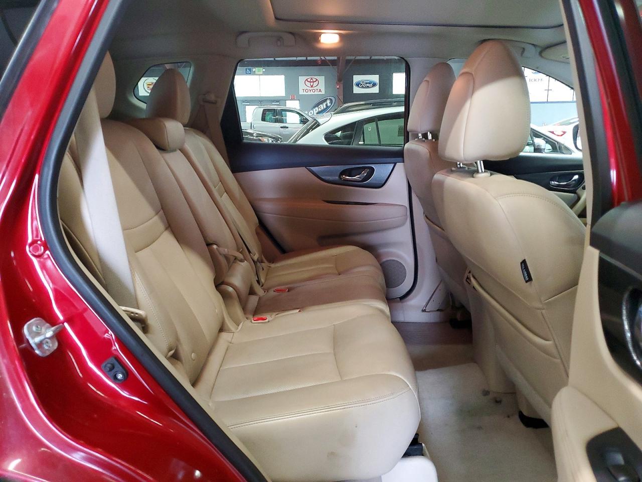 2014 Nissan Rogue S Burgundy vin: 5N1AT2MV7EC821000