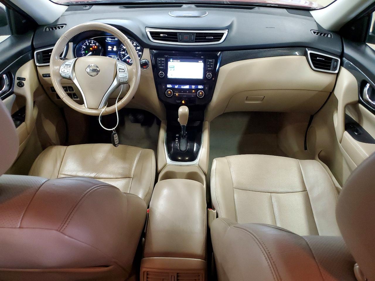2014 Nissan Rogue S Burgundy vin: 5N1AT2MV7EC821000