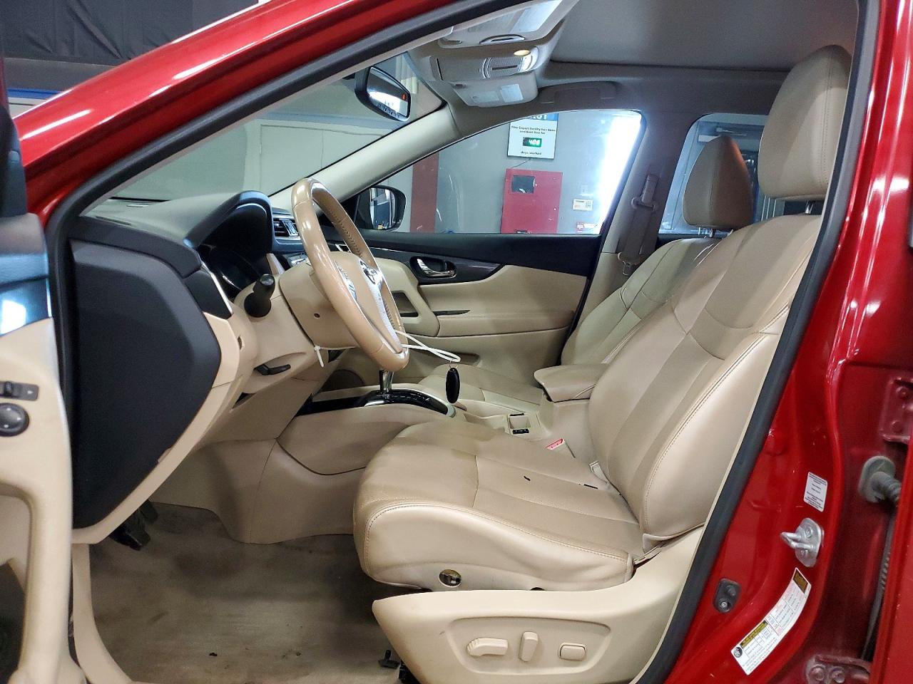 2014 Nissan Rogue S Burgundy vin: 5N1AT2MV7EC821000