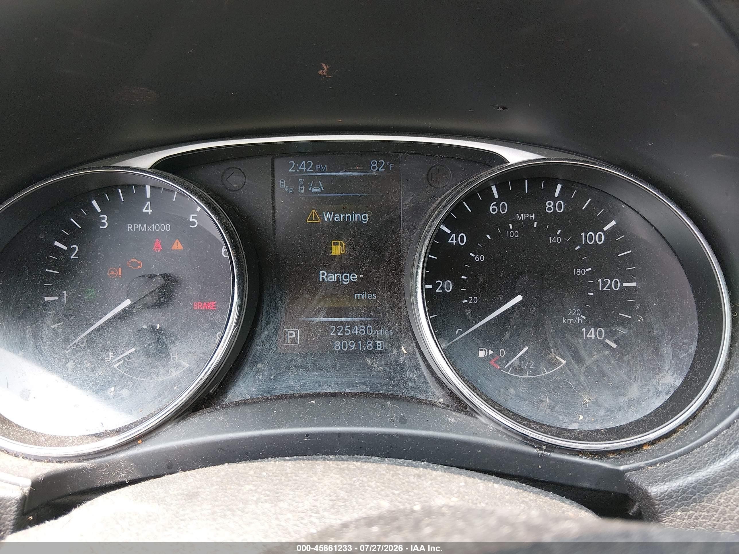 2014 Nissan Rogue Sl Black vin: 5N1AT2MV7EC834846
