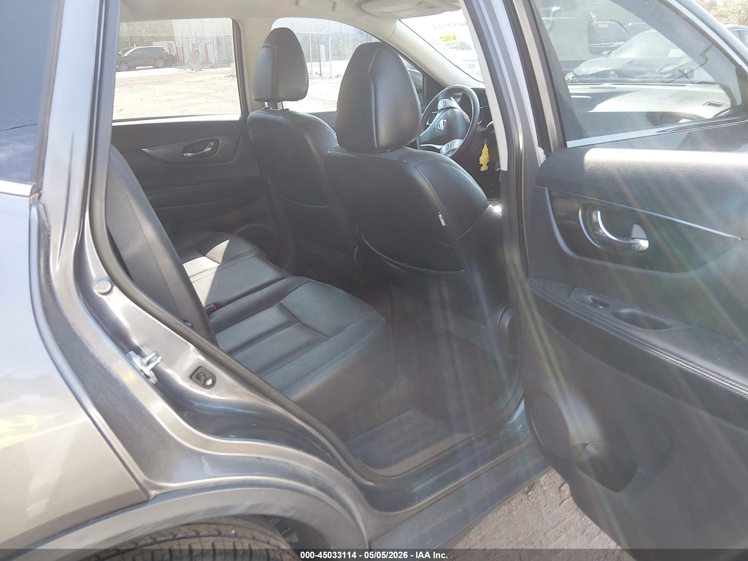 2014 Nissan Rogue Sl Gray vin: 5N1AT2MV7EC848665