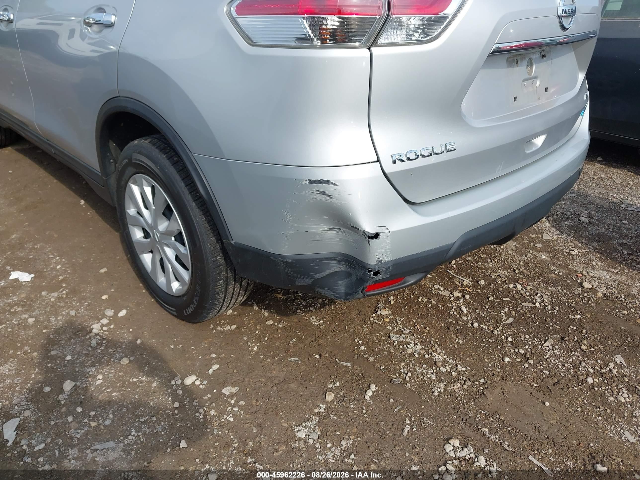 2014 Nissan Rogue S/sl/sv Серебряный vin: 5N1AT2MV7EC850867