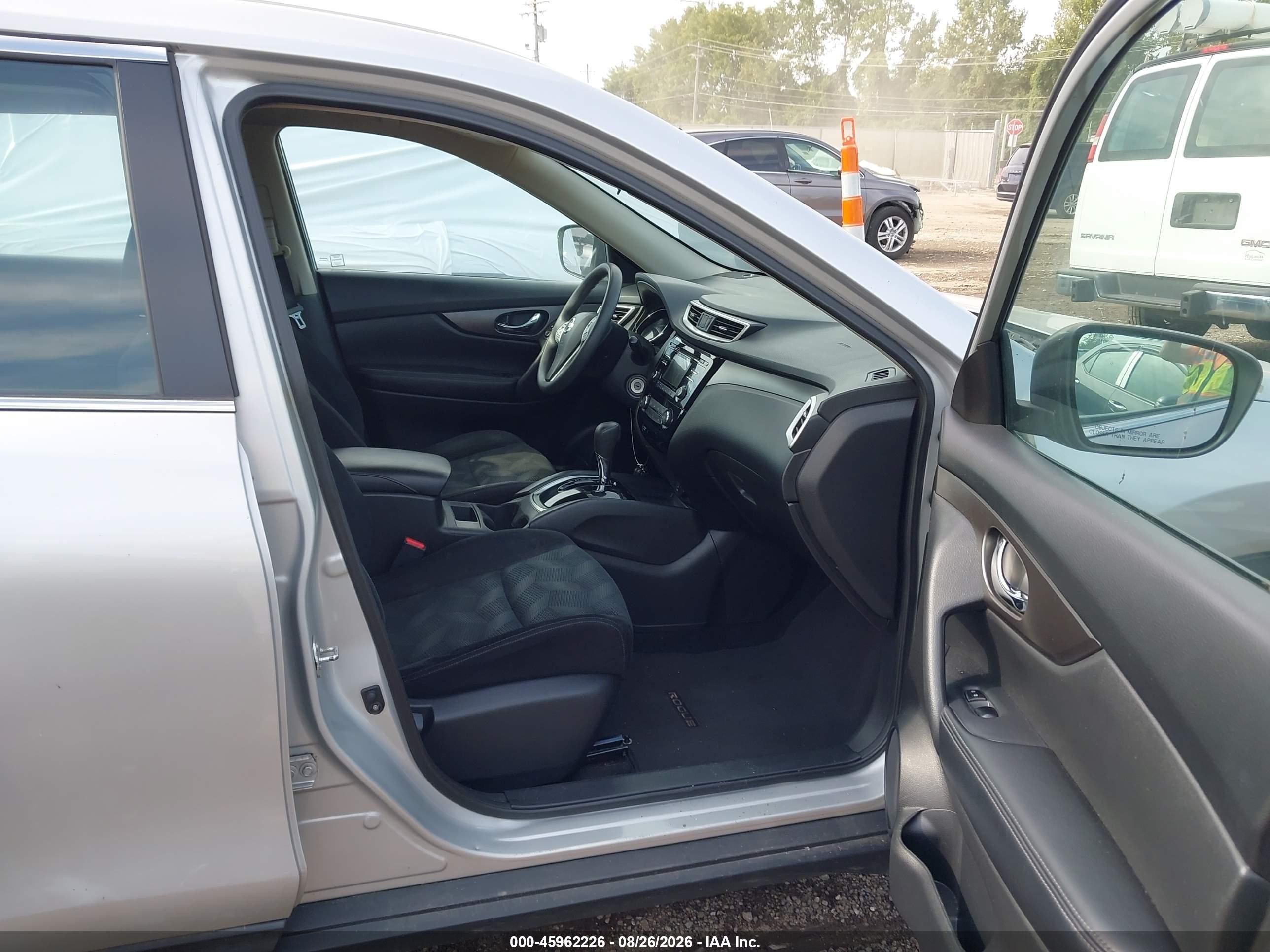 2014 Nissan Rogue S/sl/sv Серебряный vin: 5N1AT2MV7EC850867