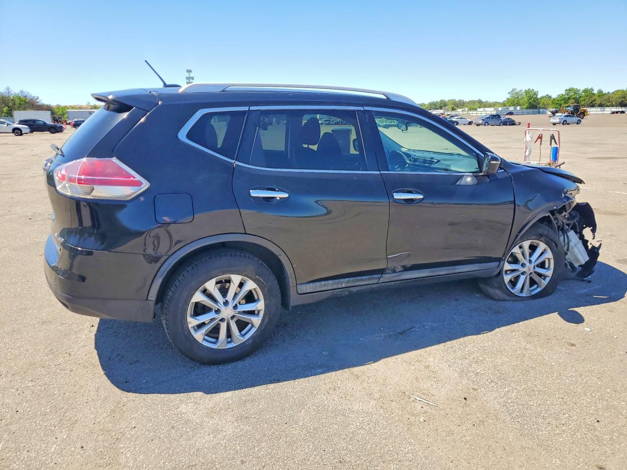 2014 Nissan Rogue Sv Black vin: 5N1AT2MV7EC857446