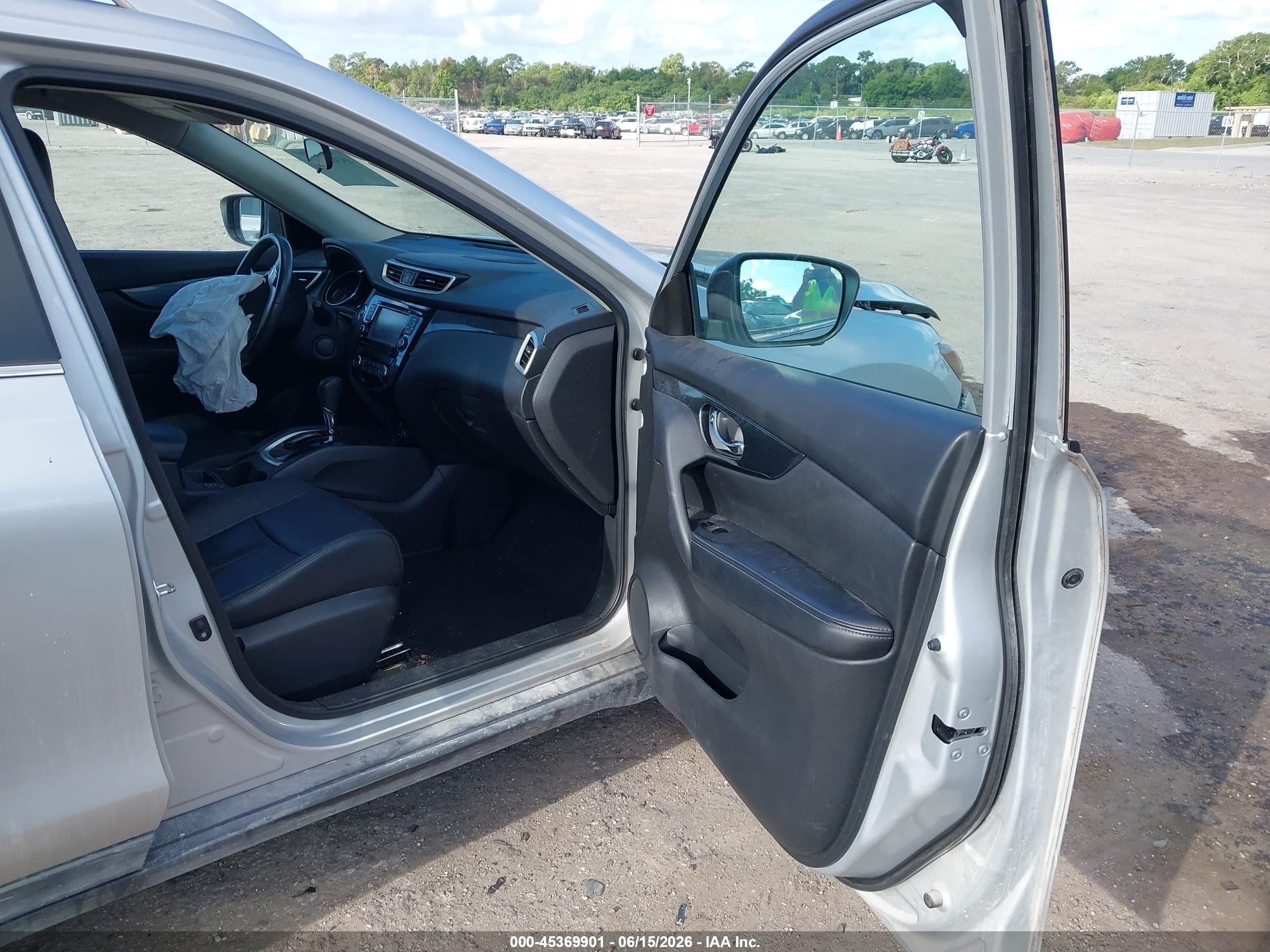 2014 Nissan Rogue Sl Silver vin: 5N1AT2MV7EC861576