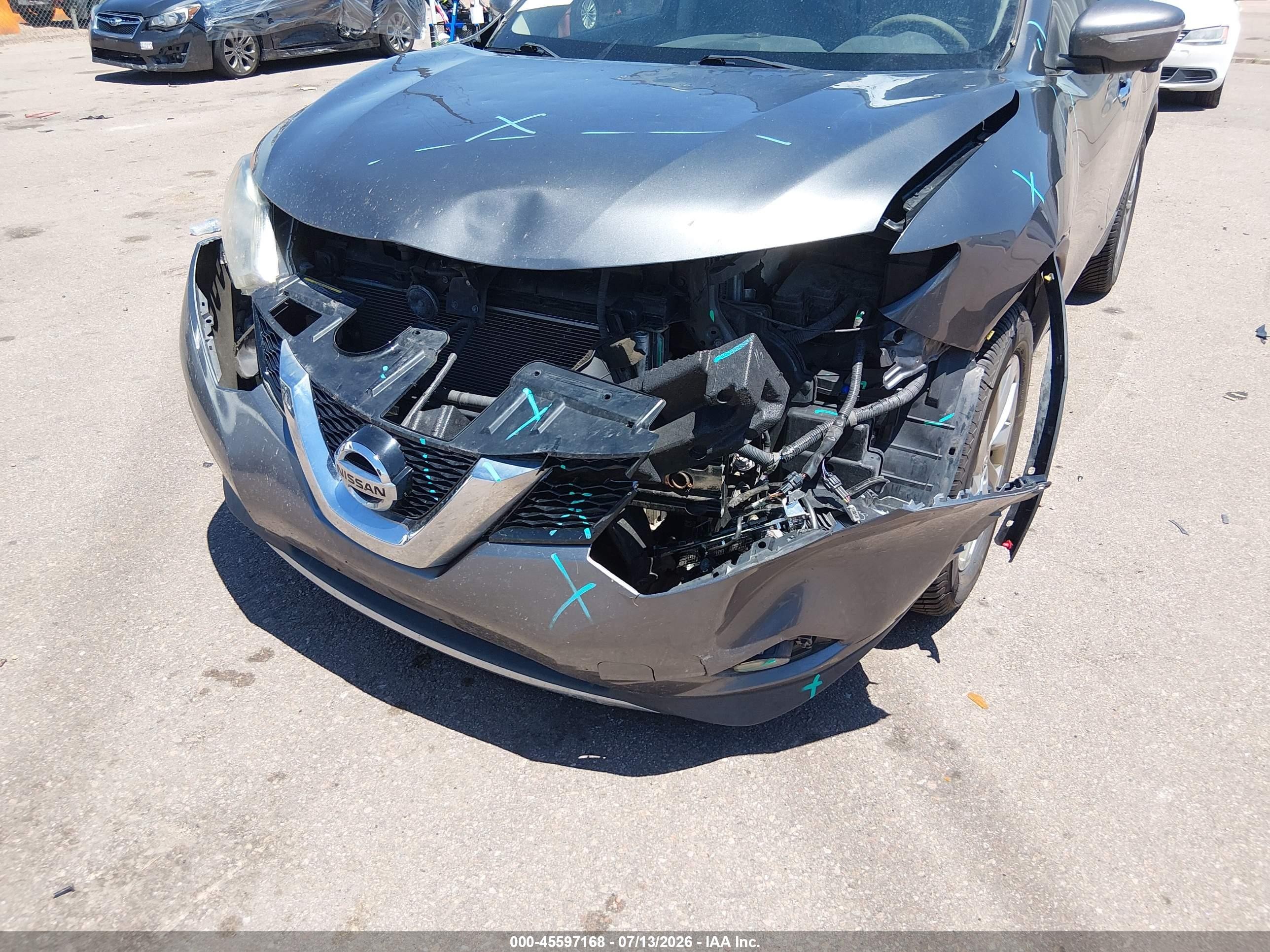 2015 Nissan Rogue S/sl/sv Черный vin: 5N1AT2MV7FC751693