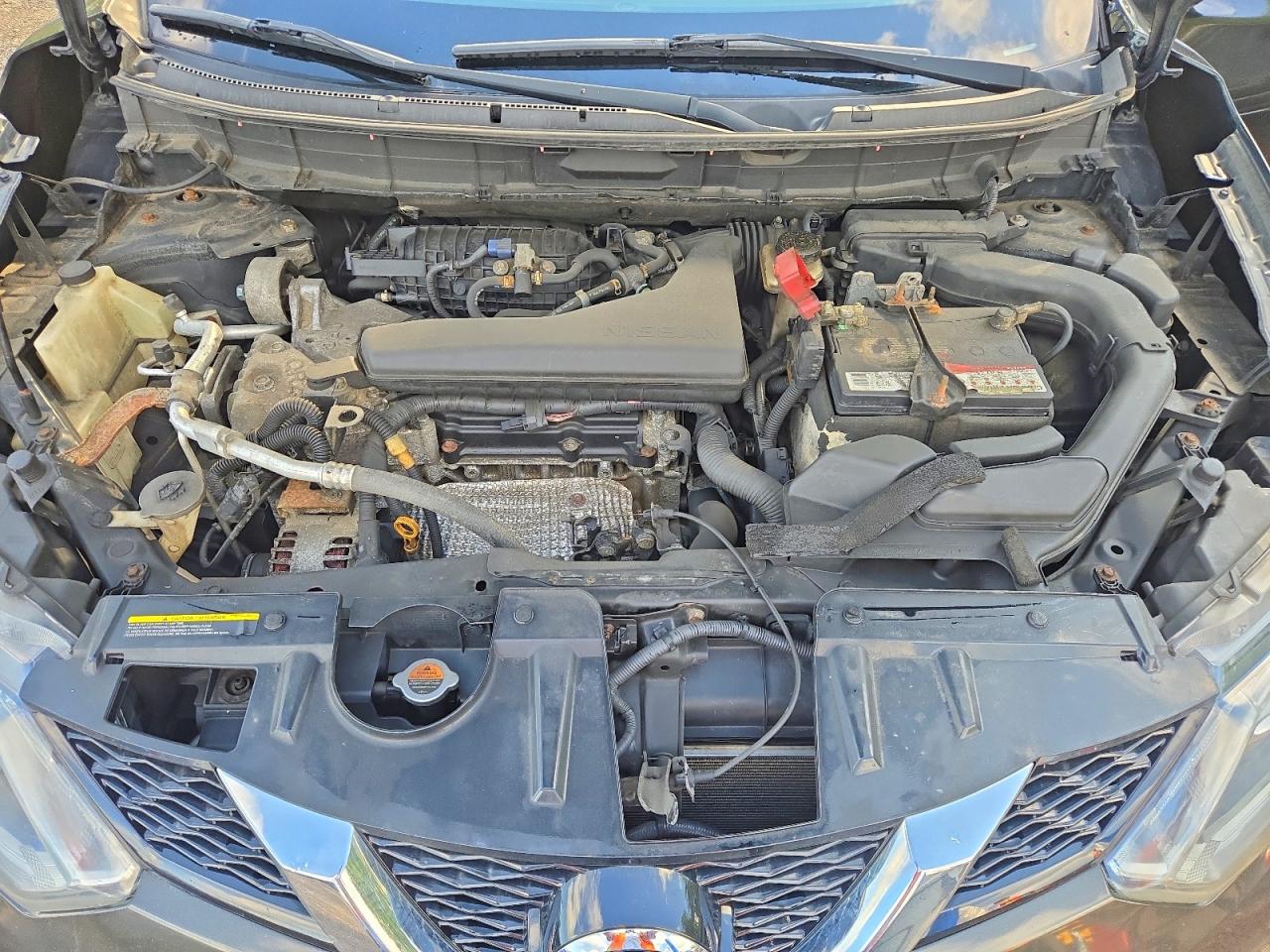 2015 Nissan Rogue S Green vin: 5N1AT2MV7FC753153