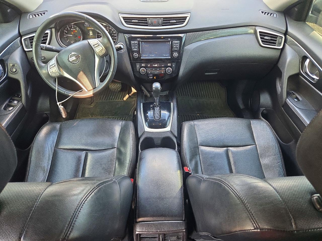 2015 Nissan Rogue S Green vin: 5N1AT2MV7FC753153