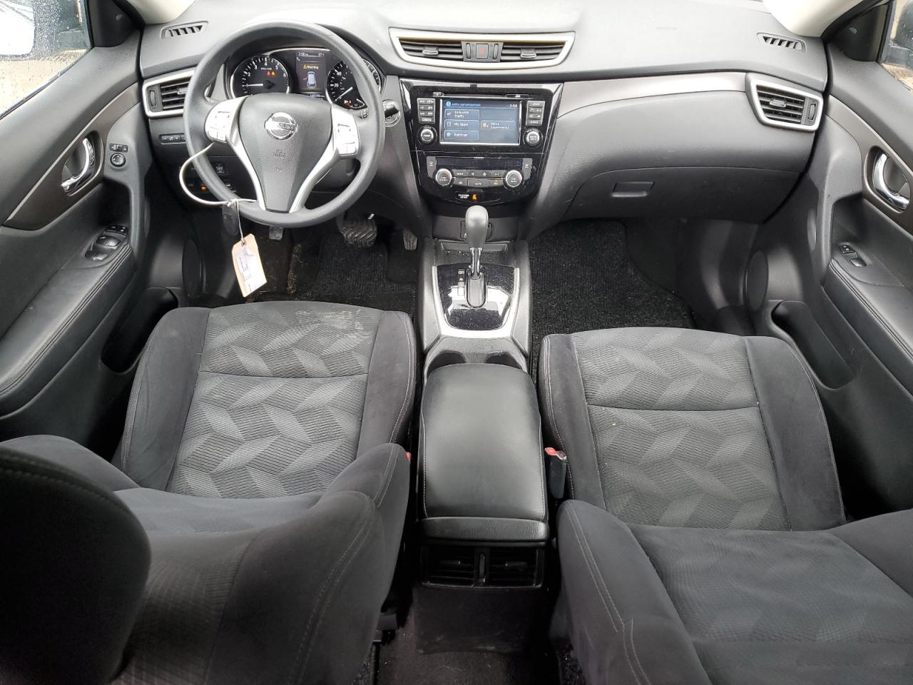 2015 Nissan Rogue S Silver vin: 5N1AT2MV7FC756909
