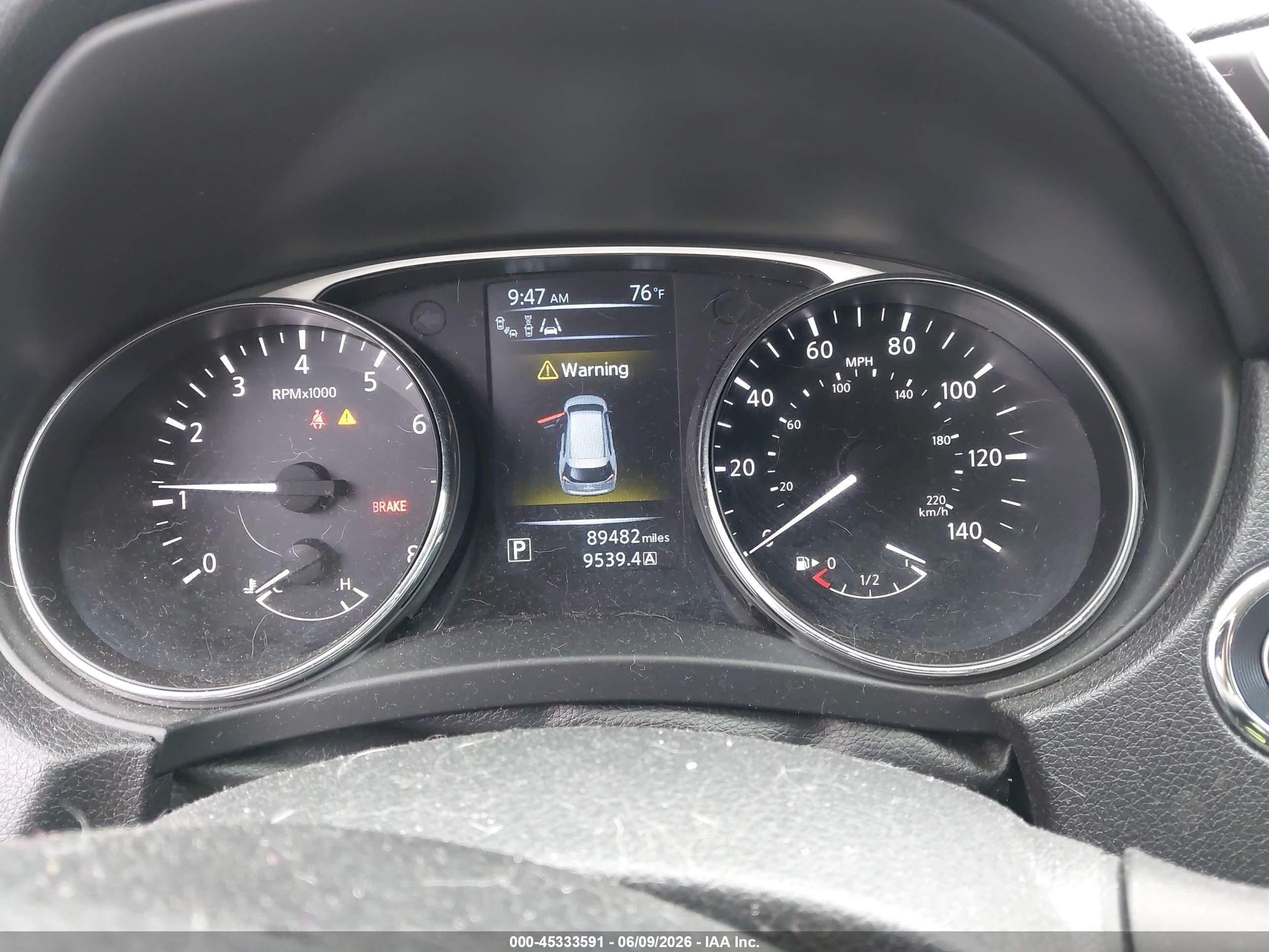 2015 Nissan Rogue Sl Green vin: 5N1AT2MV7FC757719