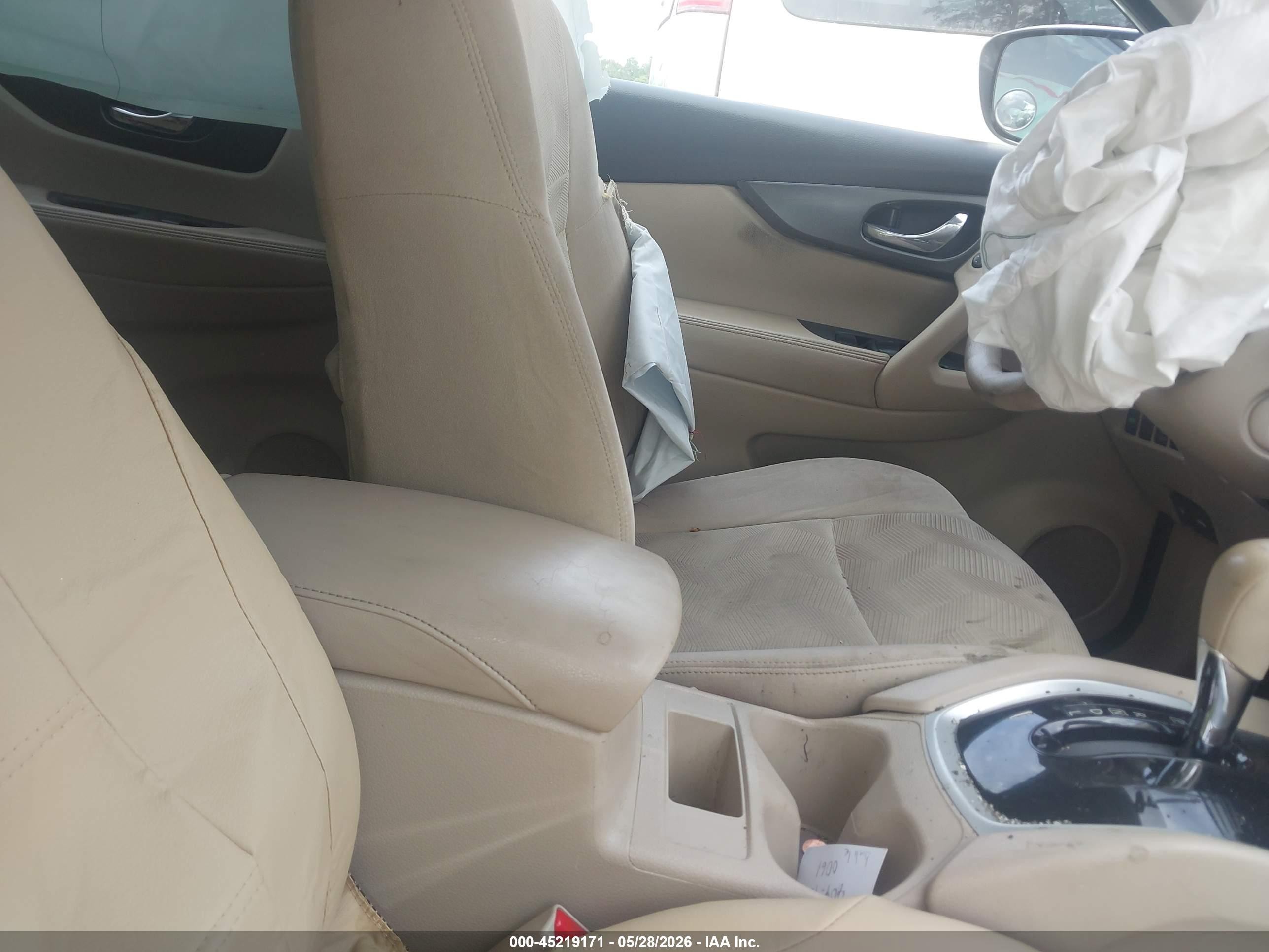 2015 Nissan Rogue Sv White vin: 5N1AT2MV7FC765089