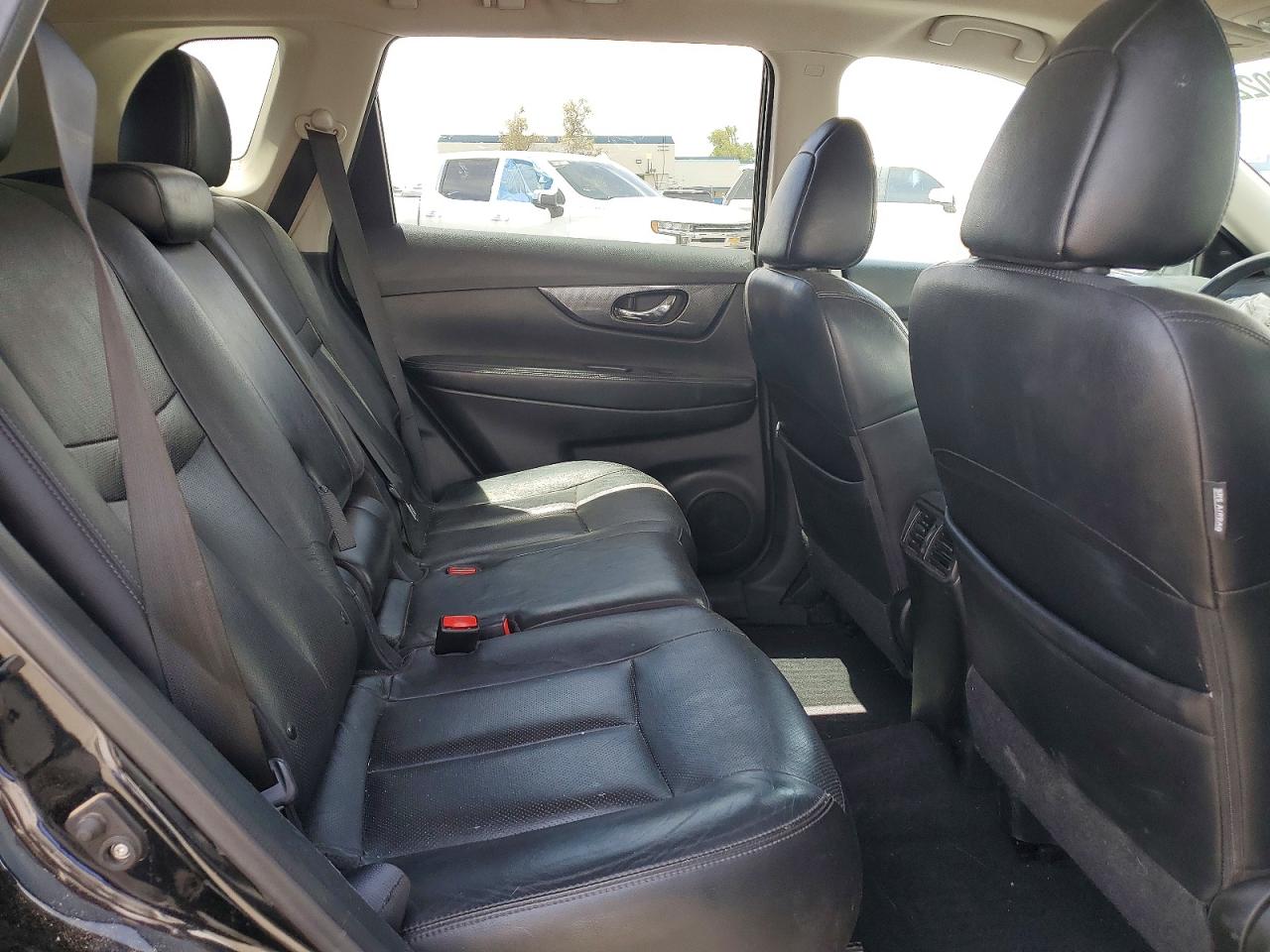 2015 Nissan Rogue Sl Black vin: 5N1AT2MV7FC790509