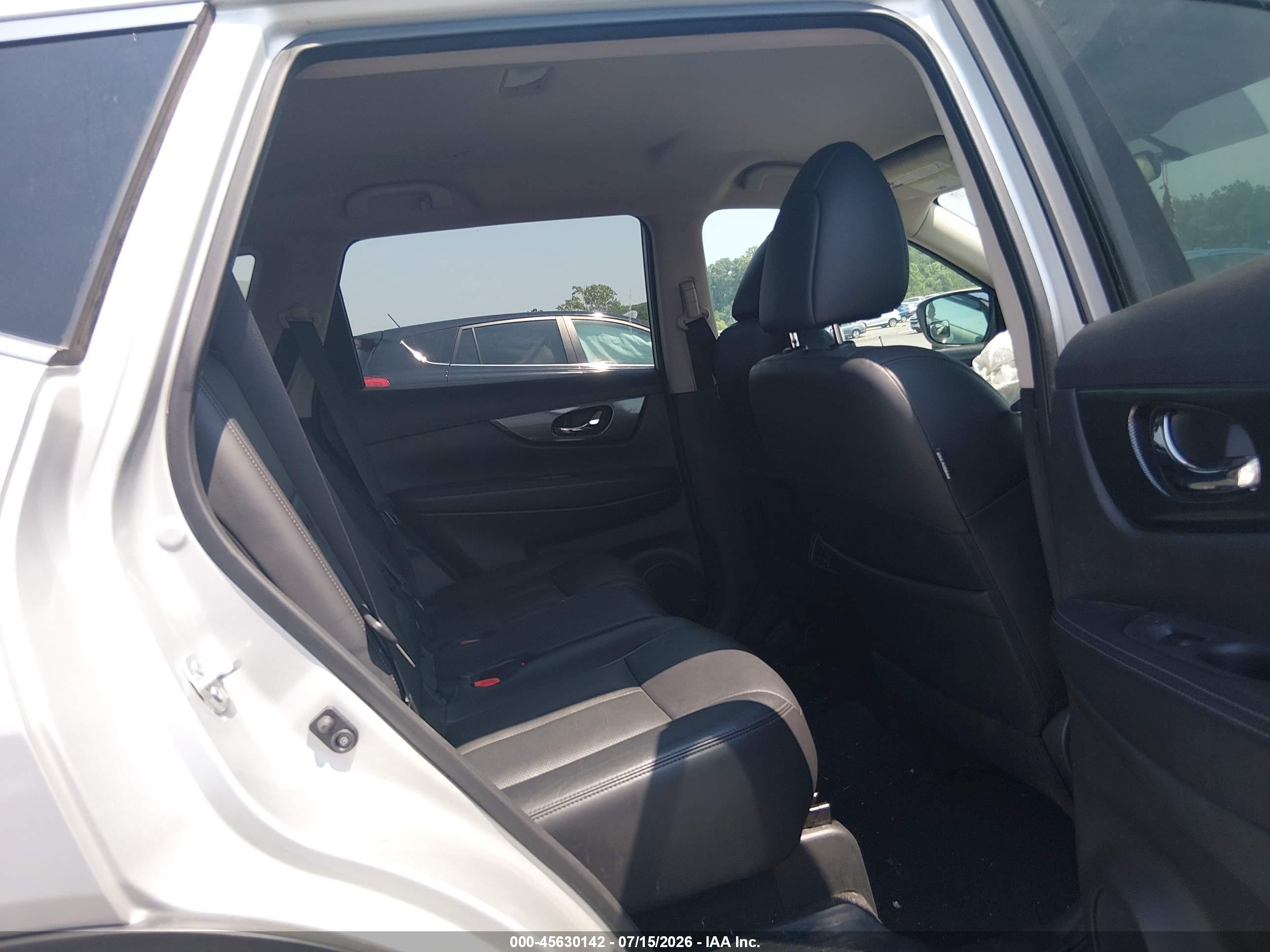 2015 Nissan Rogue Sl Gray vin: 5N1AT2MV7FC802707