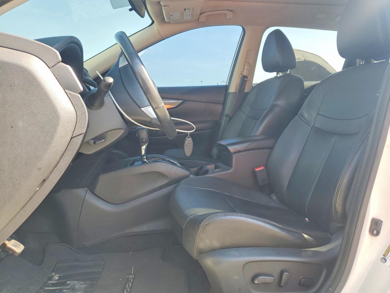 2015 Nissan Rogue Sl White vin: 5N1AT2MV7FC802979
