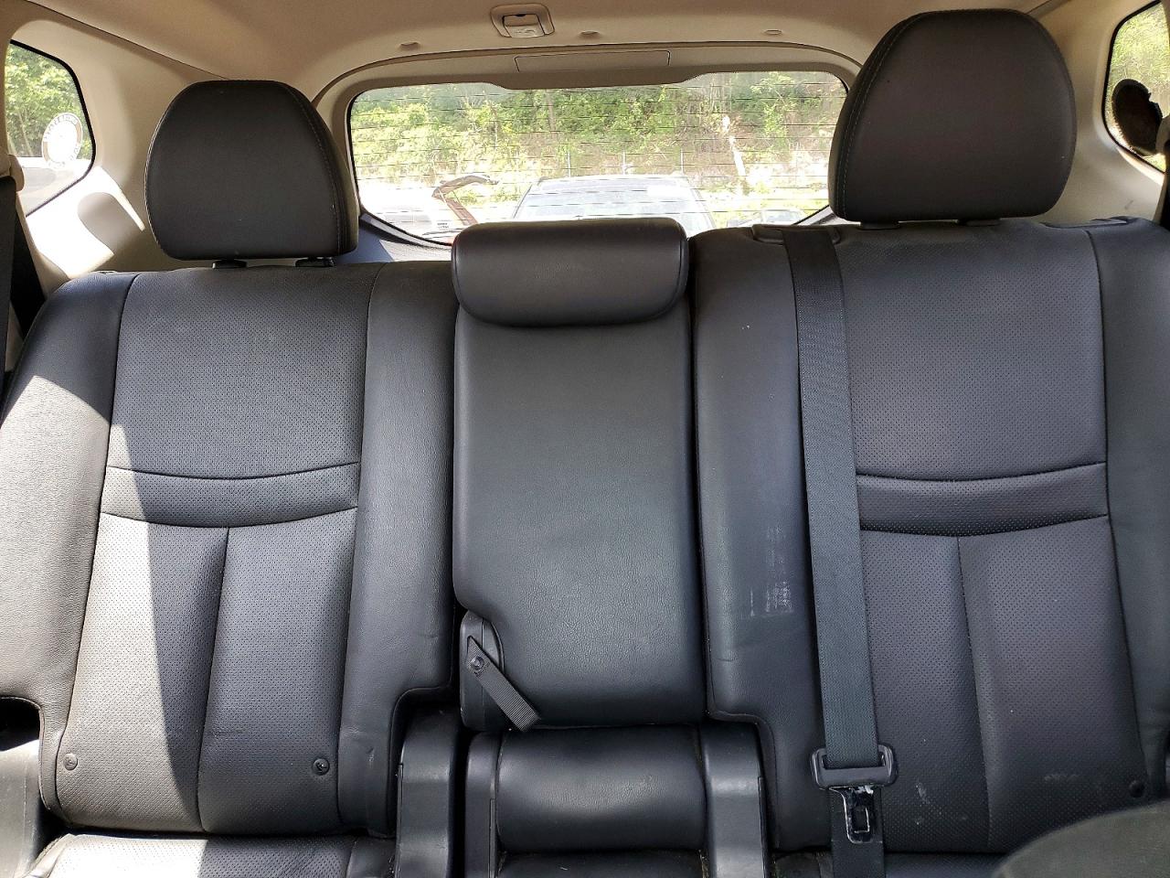2015 Nissan Rogue Sl Black vin: 5N1AT2MV7FC805087