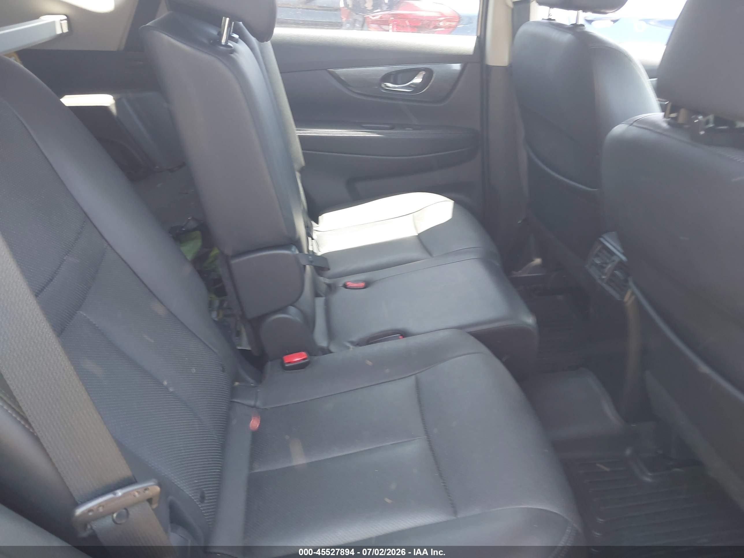 2015 Nissan Rogue Sl Blue vin: 5N1AT2MV7FC807521