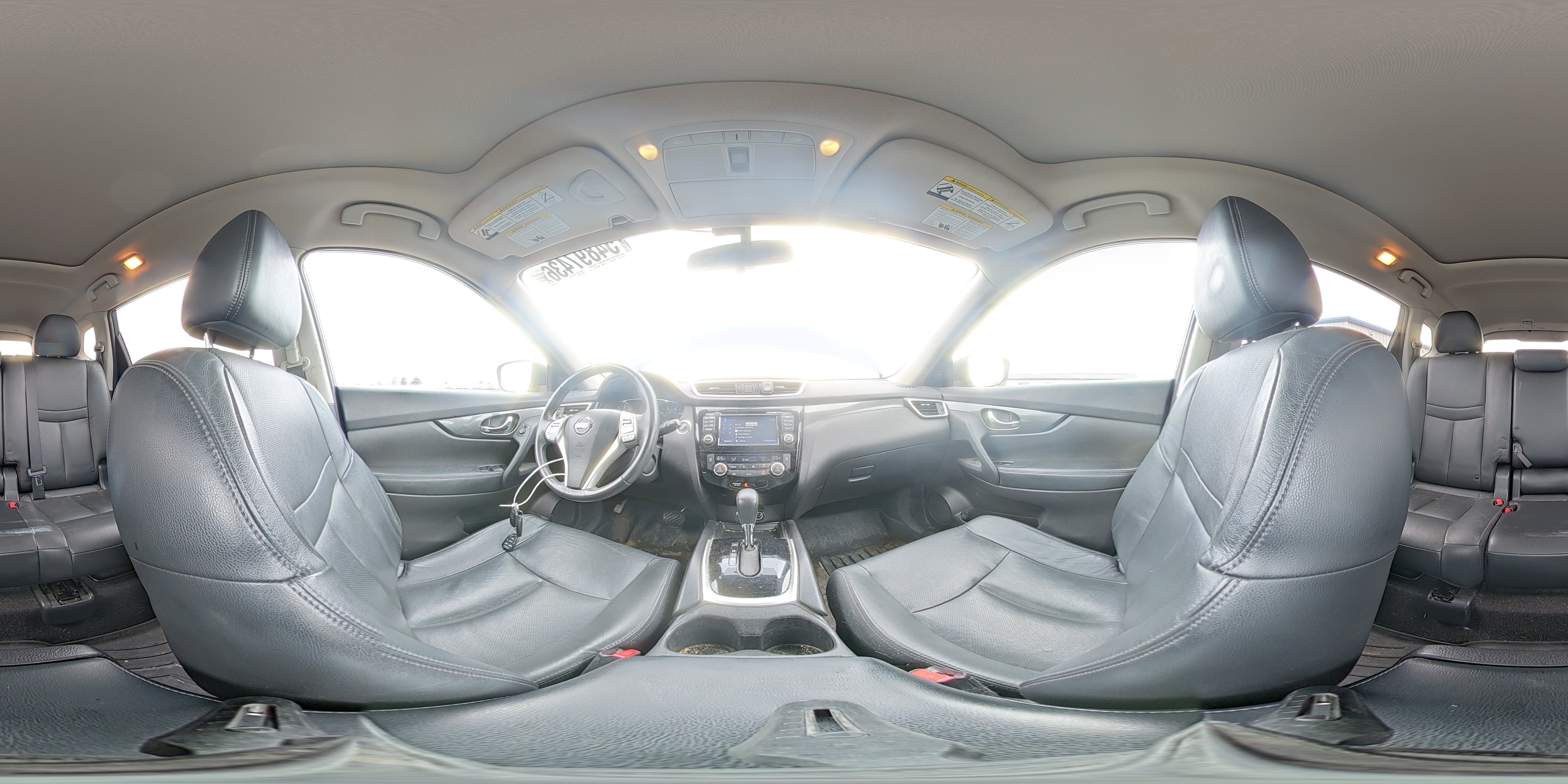 2015 Nissan Rogue Sl Blue vin: 5N1AT2MV7FC812248