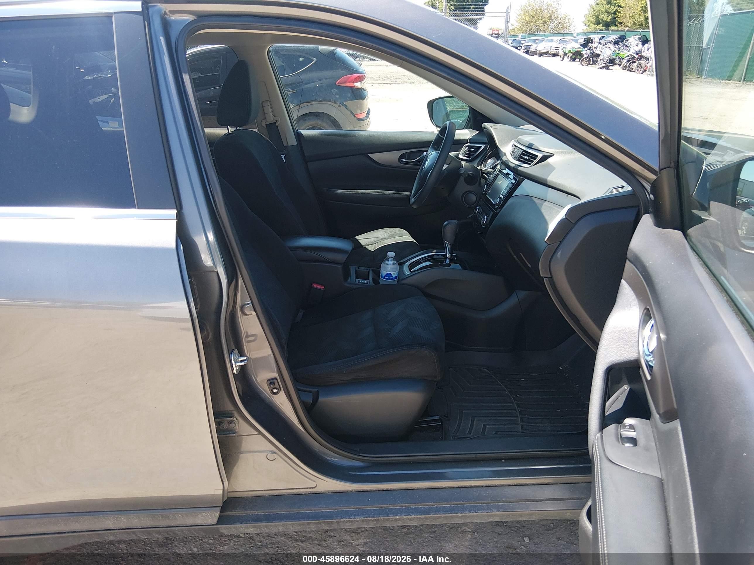 2015 Nissan Rogue Sv Gray vin: 5N1AT2MV7FC842771