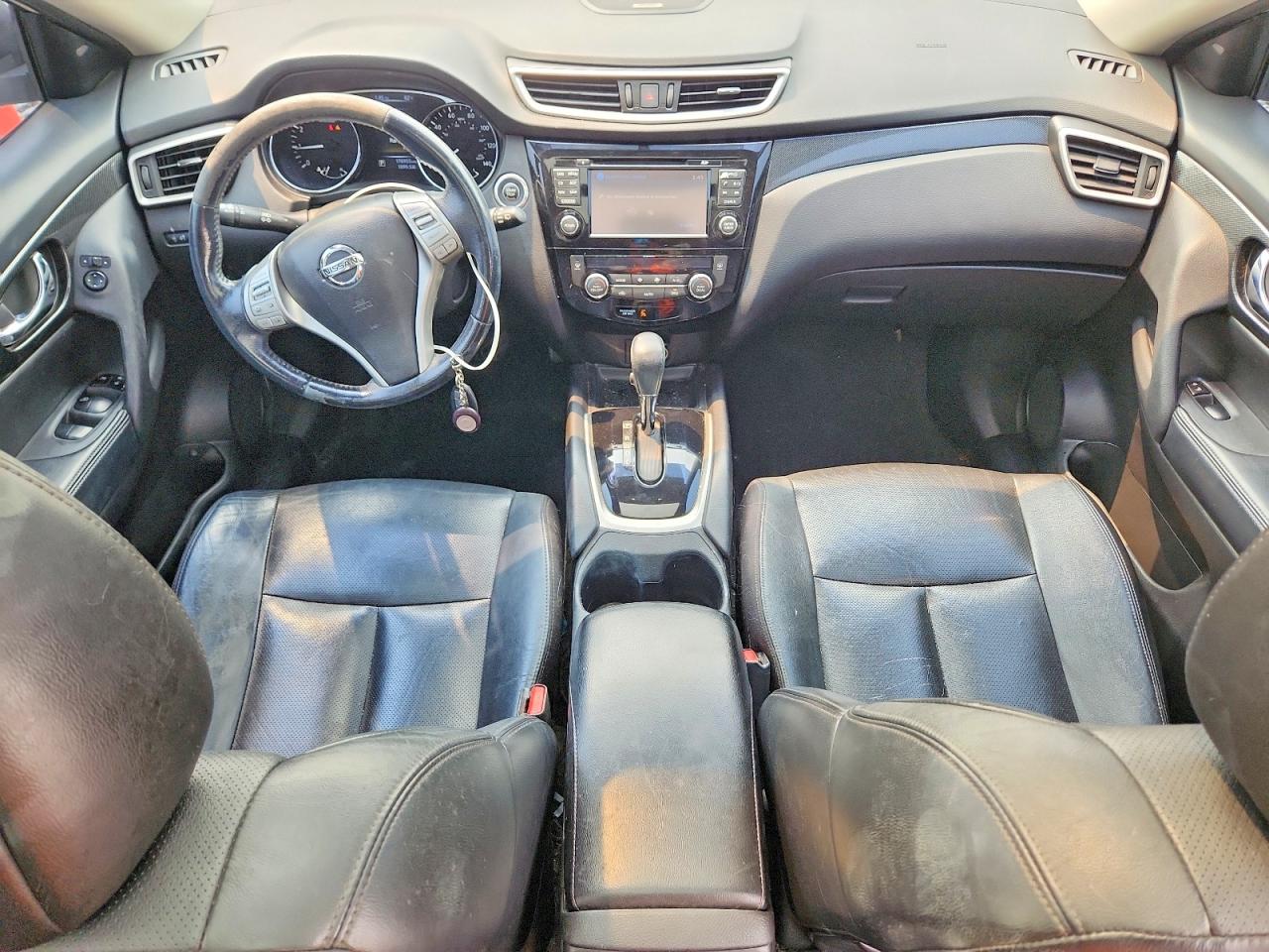 2015 Nissan Rogue Sl White vin: 5N1AT2MV7FC860638