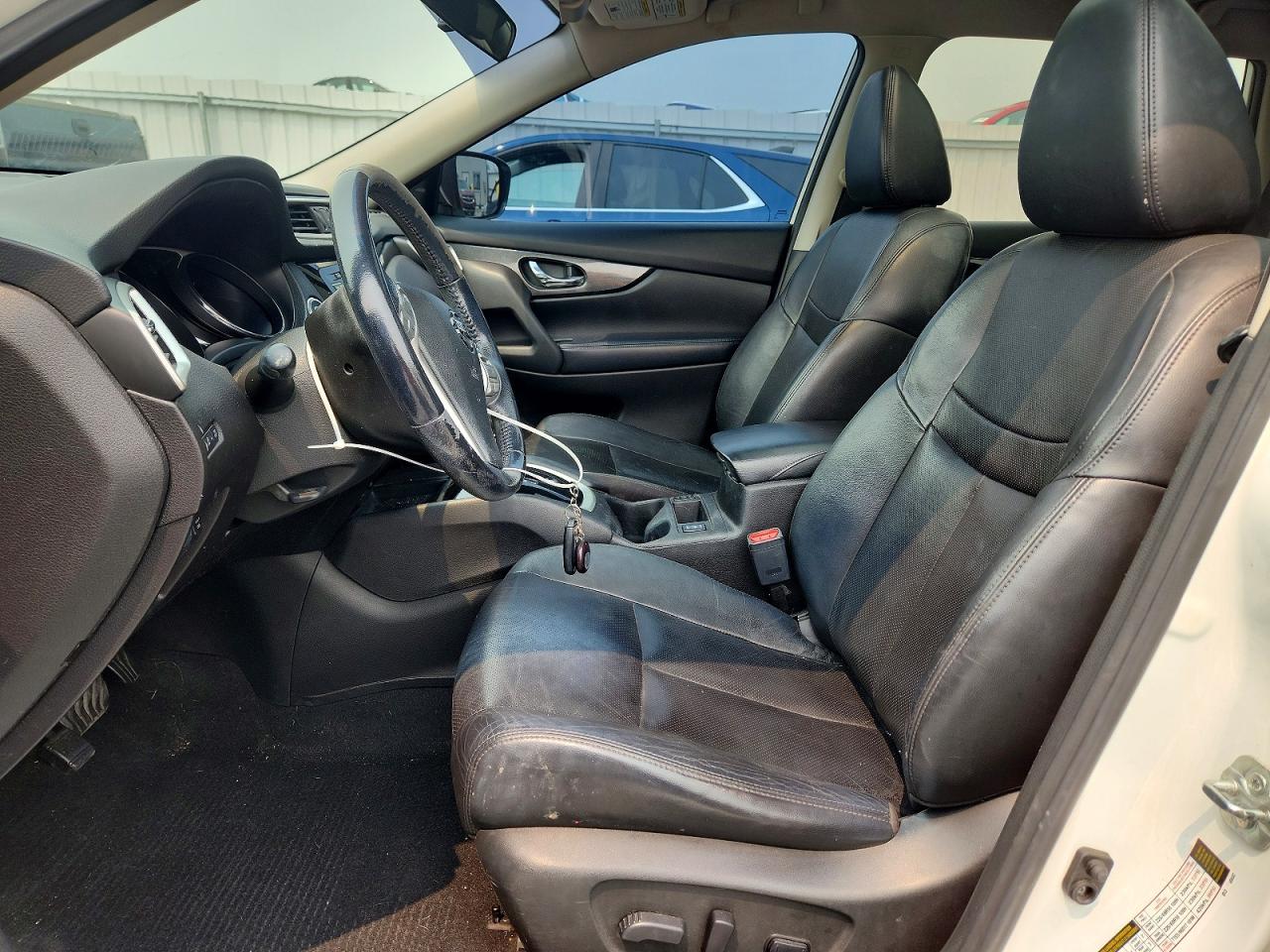 2015 Nissan Rogue Sl White vin: 5N1AT2MV7FC860638