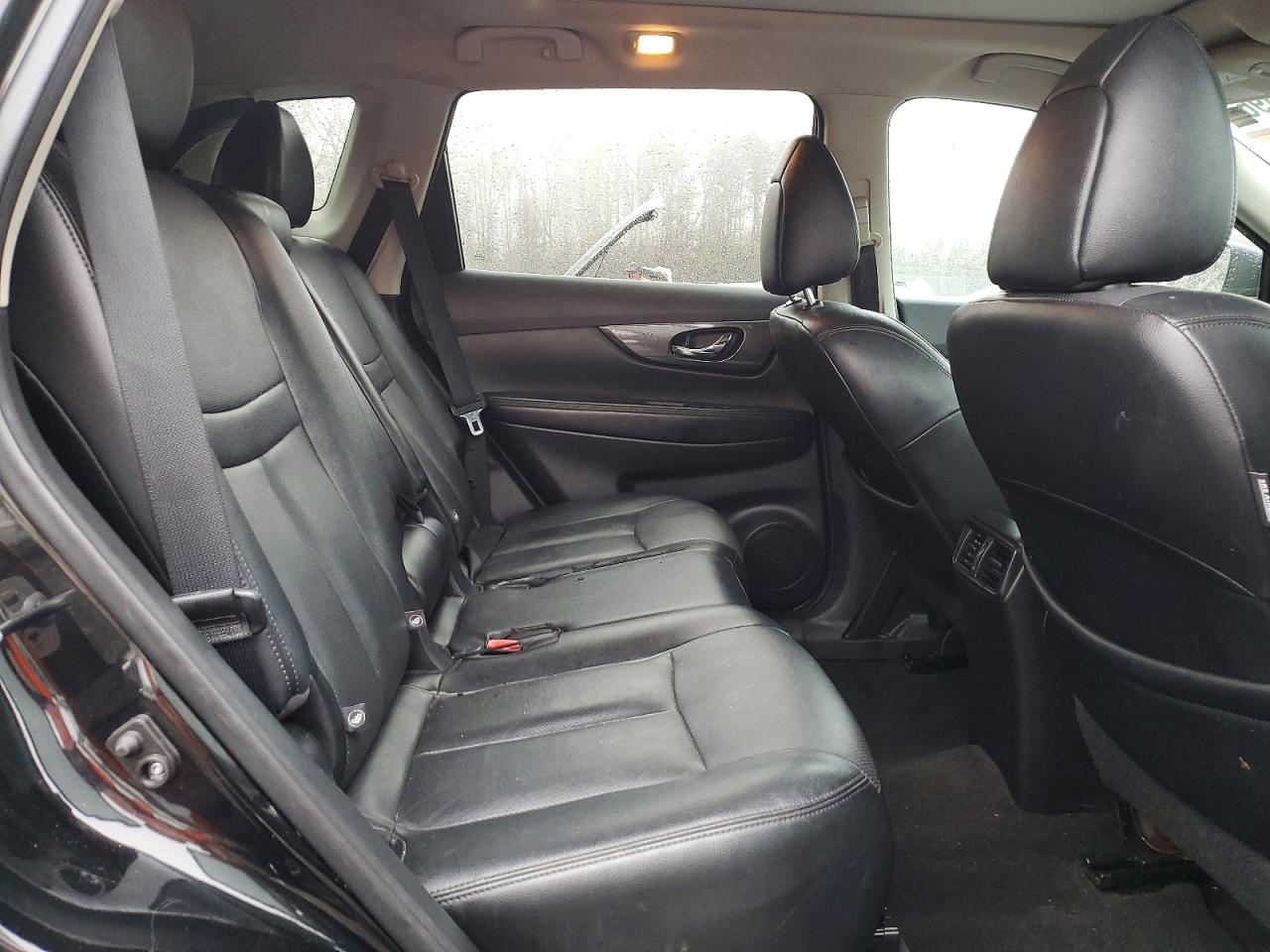 2015 Nissan Rogue Sl Black vin: 5N1AT2MV7FC879237
