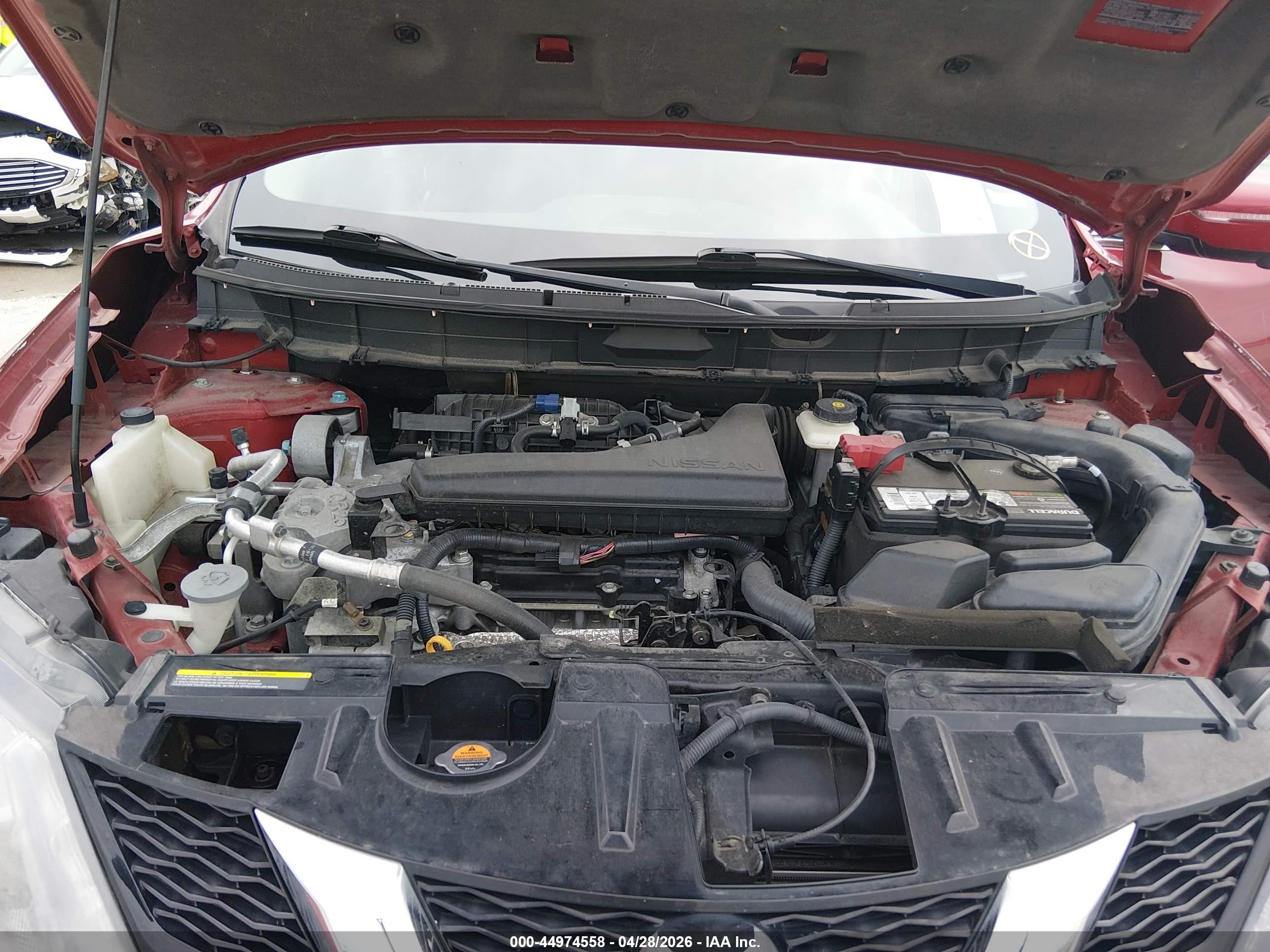 2015 Nissan Rogue S/sl/sv Red vin: 5N1AT2MV7FC886575