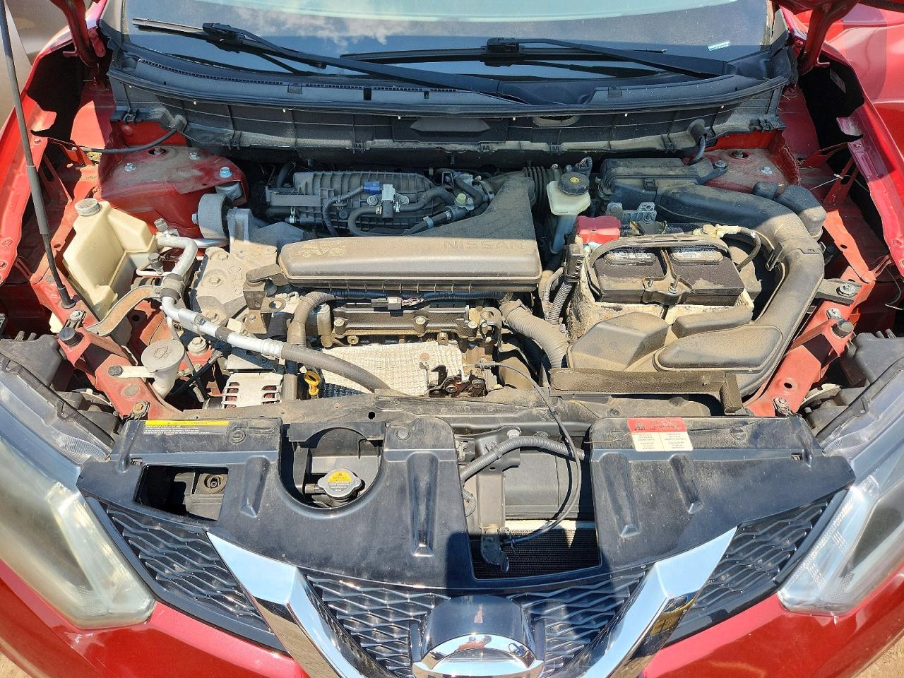 2015 Nissan Rogue Sv Красный vin: 5N1AT2MV7FC893199