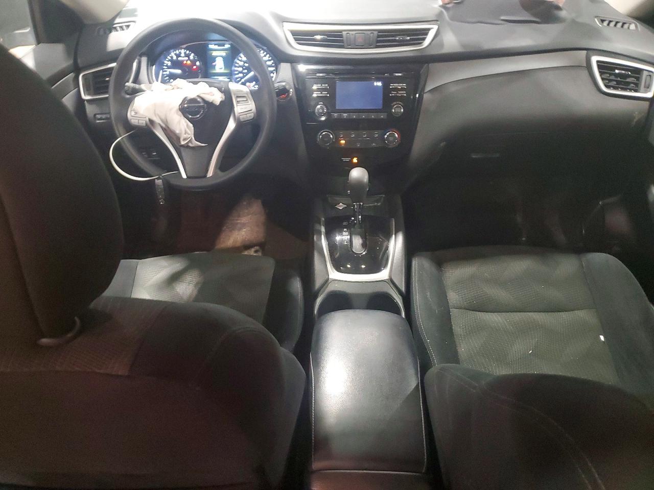 2015 Nissan Rogue S Gray vin: 5N1AT2MV7FC905688