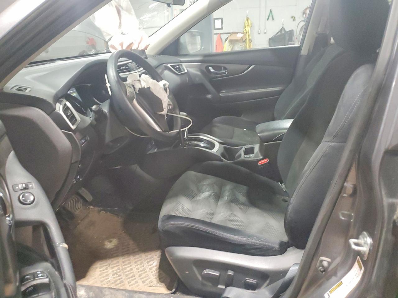 2015 Nissan Rogue S Gray vin: 5N1AT2MV7FC905688