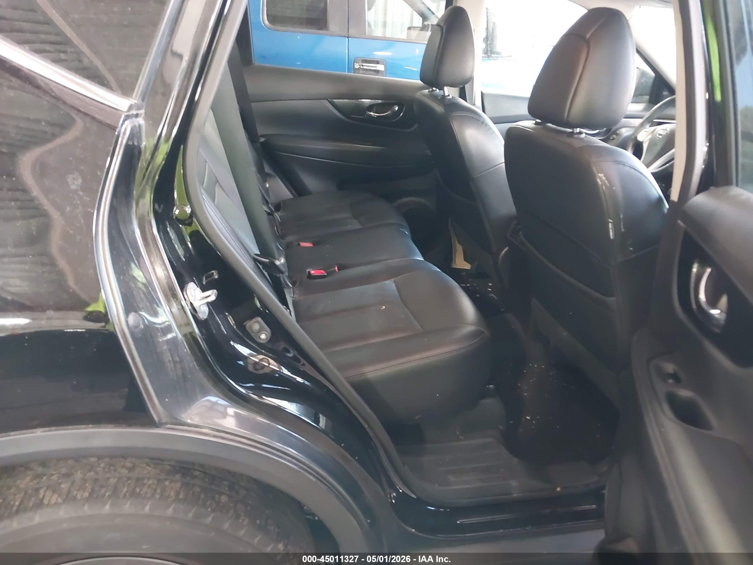 2015 Nissan Rogue Sl Черный vin: 5N1AT2MV7FC908252
