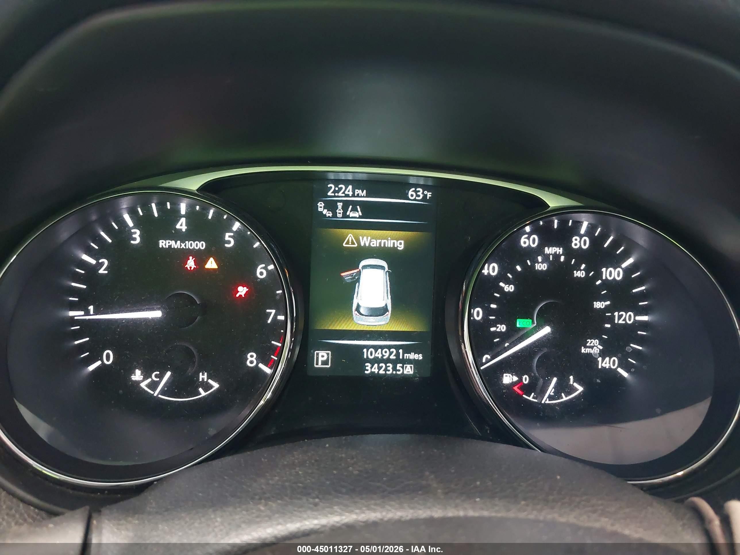 2015 Nissan Rogue Sl Черный vin: 5N1AT2MV7FC908252