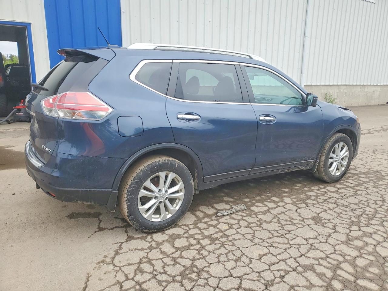2016 Nissan Rogue S Blue vin: 5N1AT2MV7GC794528