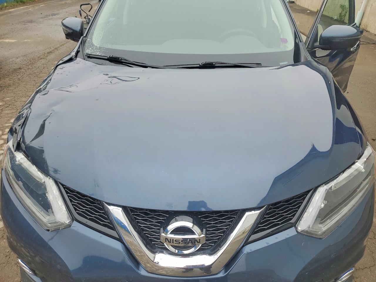 2016 Nissan Rogue S Blue vin: 5N1AT2MV7GC794528