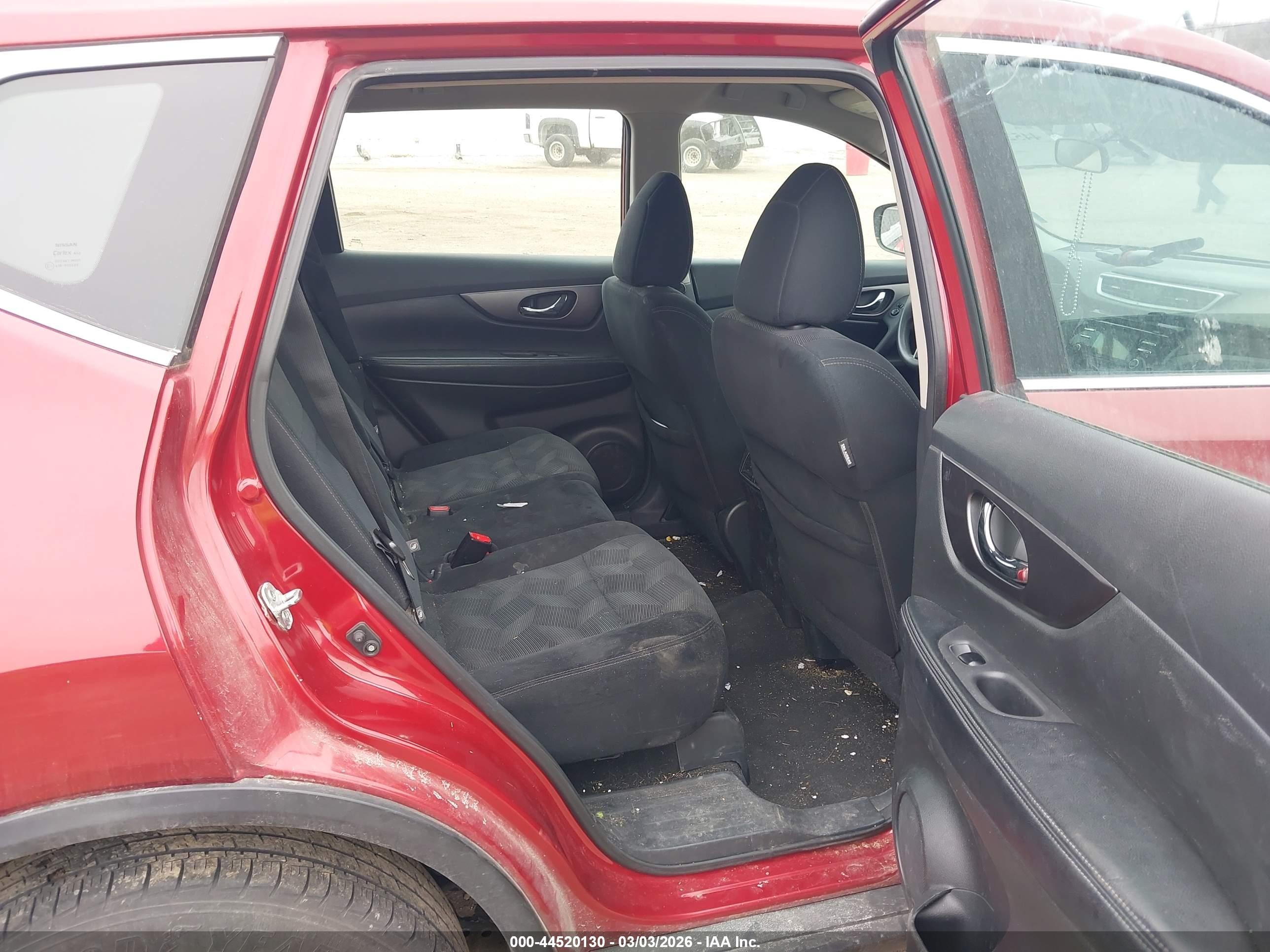 2016 Nissan Rogue S/sl/sv Red vin: 5N1AT2MV7GC811831