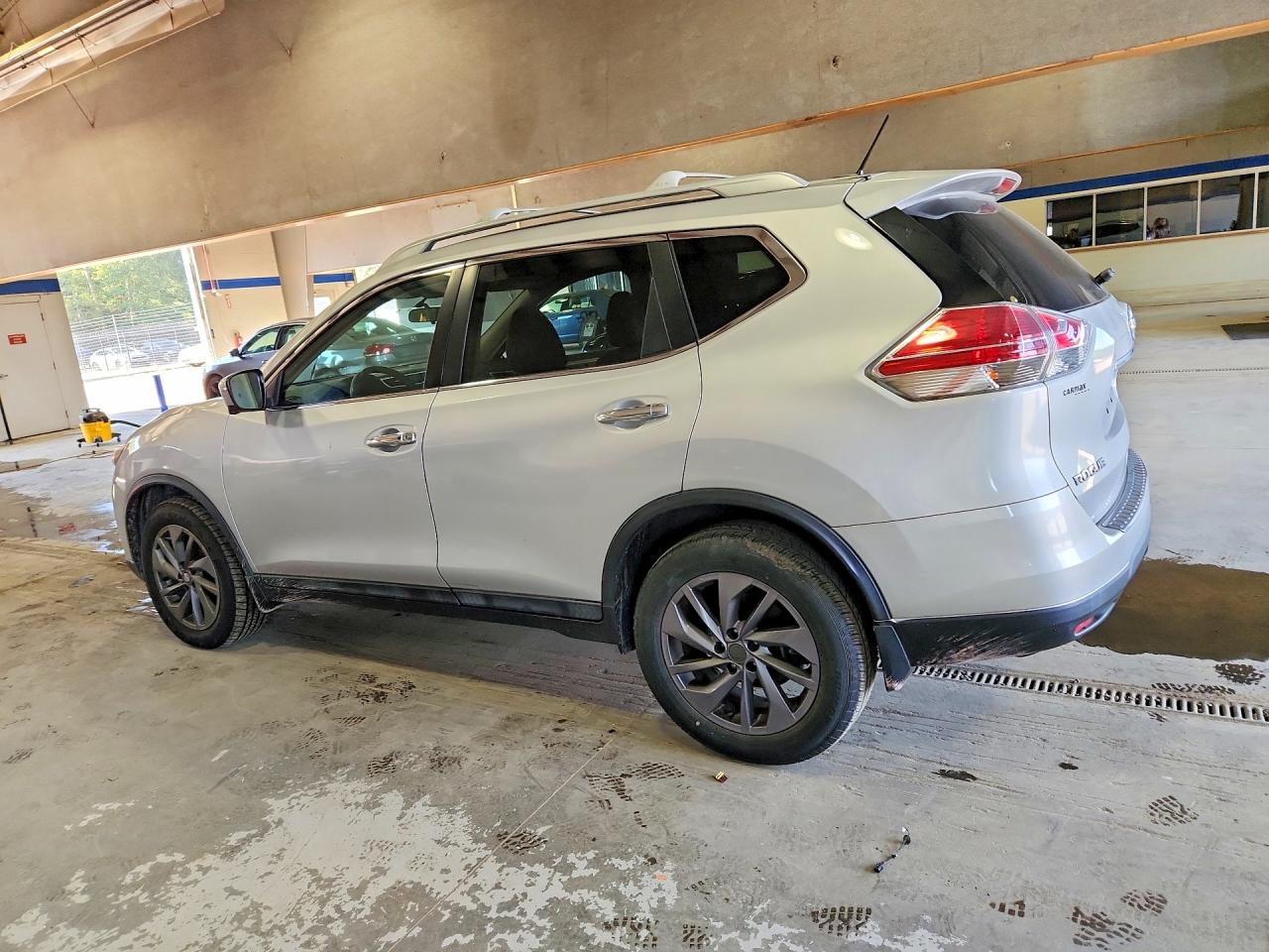 2016 Nissan Rogue Sl Серебряный vin: 5N1AT2MV7GC872113