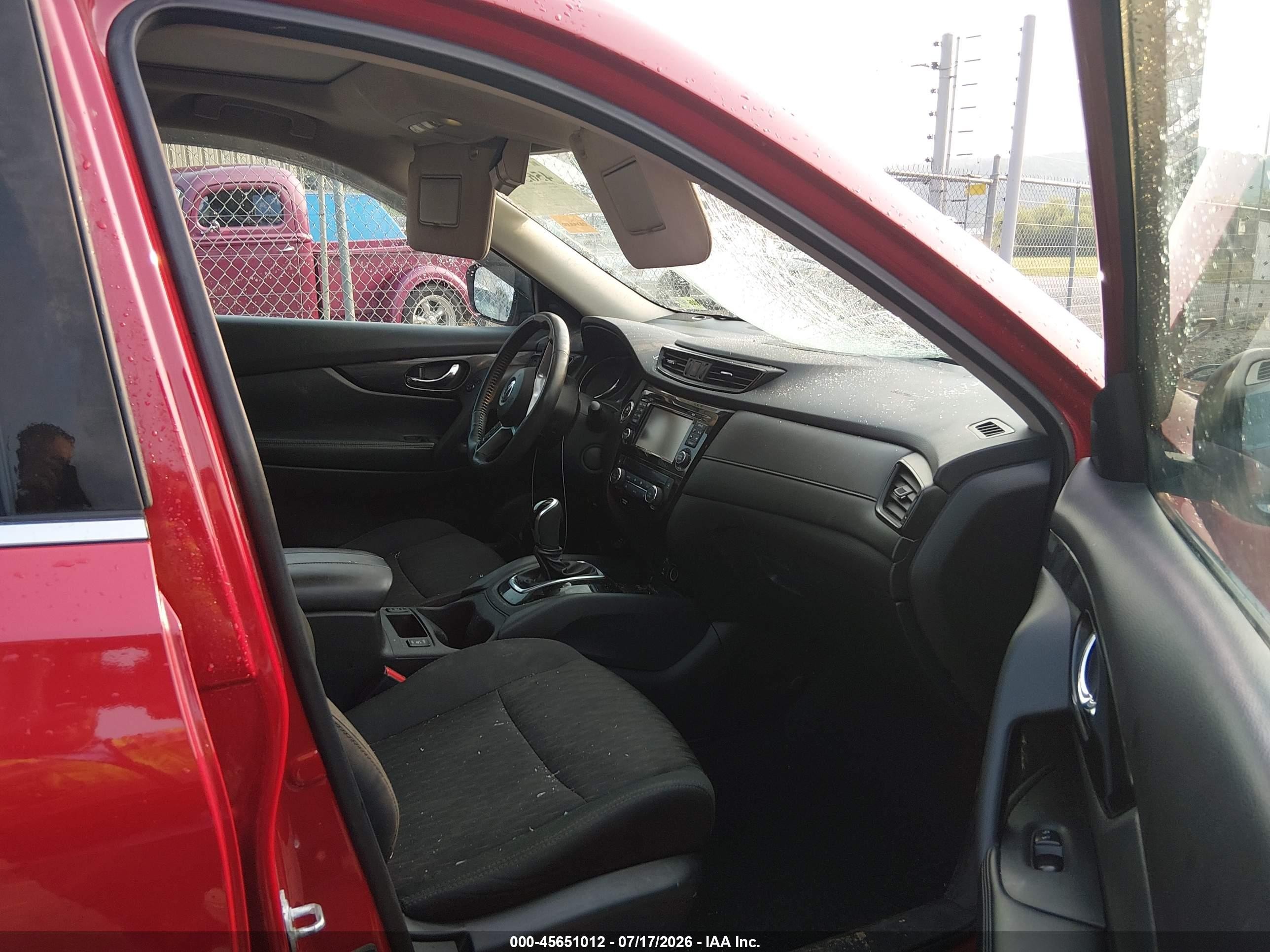 2017 Nissan Rogue Sv Red vin: 5N1AT2MV7HC769906