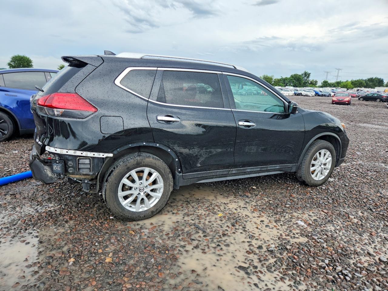 2017 Nissan Rogue Sv Black vin: 5N1AT2MV7HC819252