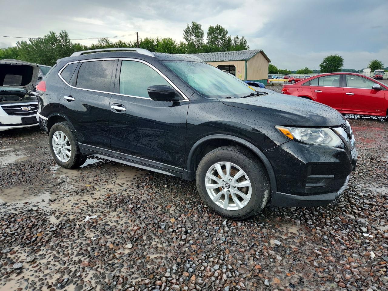 2017 Nissan Rogue Sv Black vin: 5N1AT2MV7HC819252