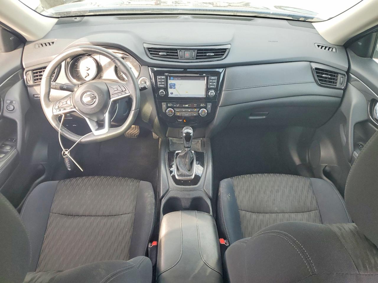 2017 Nissan Rogue Sv Blue vin: 5N1AT2MV7HC822295