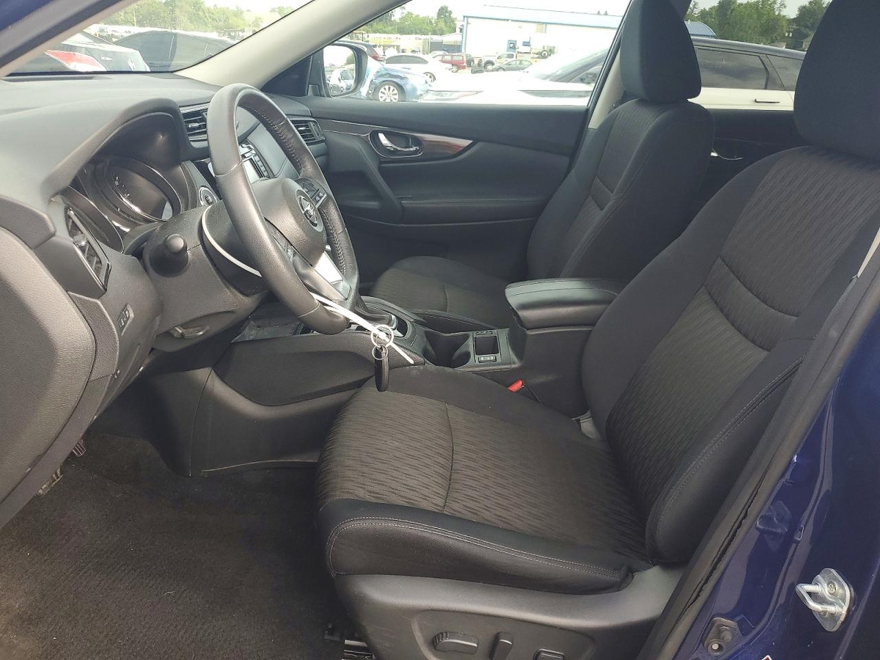 2017 Nissan Rogue Sv Blue vin: 5N1AT2MV7HC822295