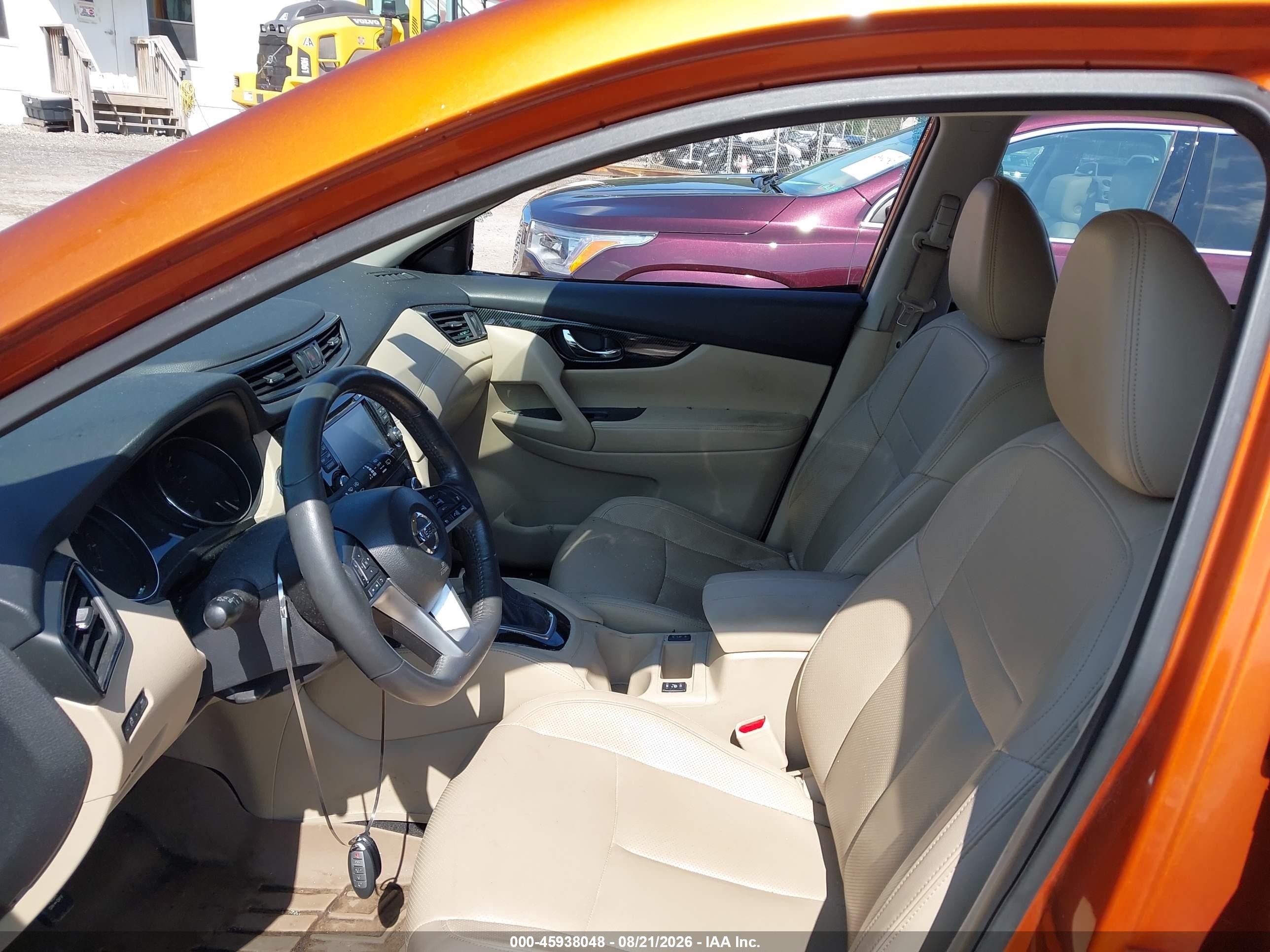 2017 Nissan Rogue Sl Orange vin: 5N1AT2MV7HC829358