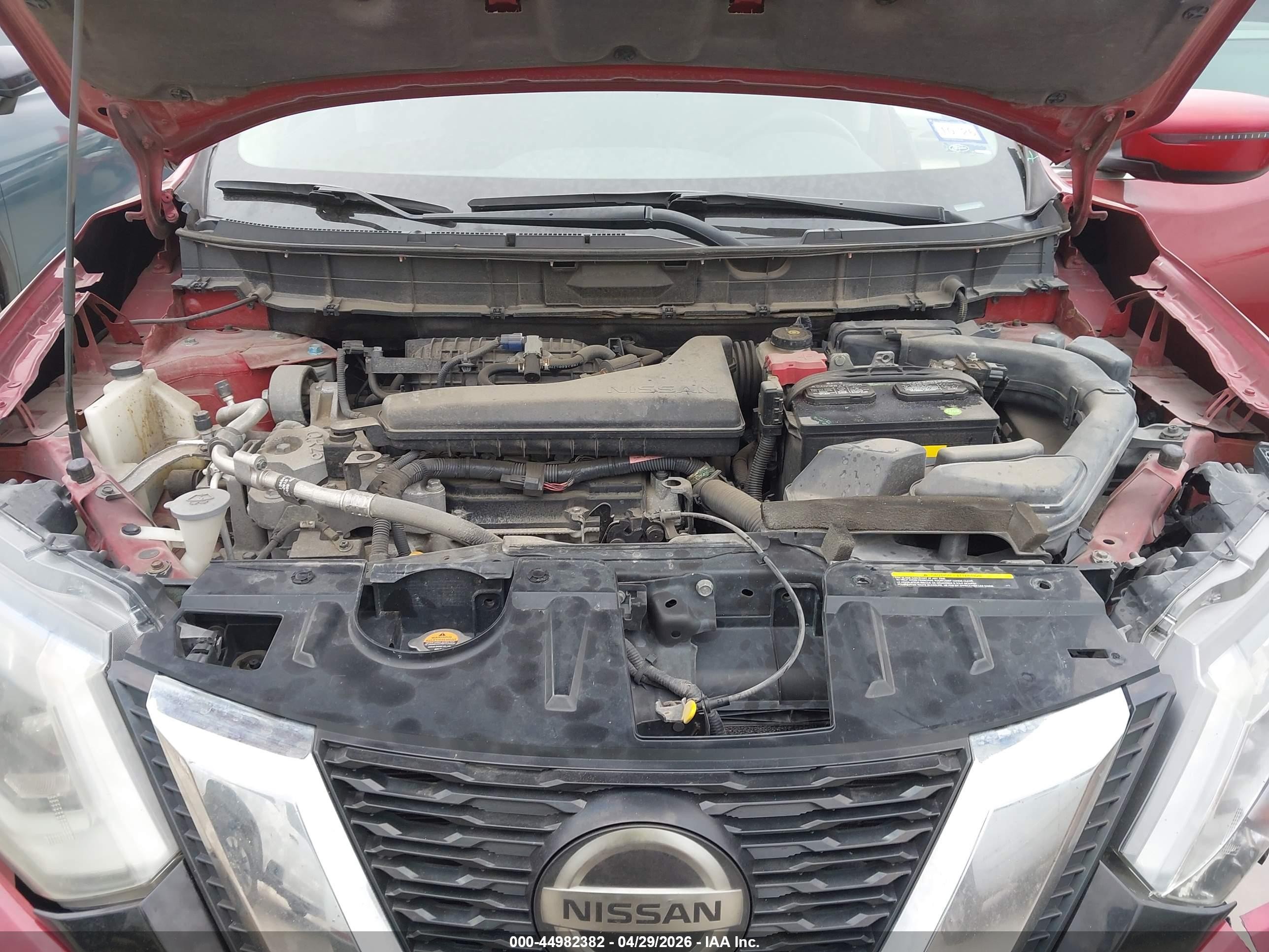 2018 Nissan Rogue Sv Красный vin: 5N1AT2MV7JC762167