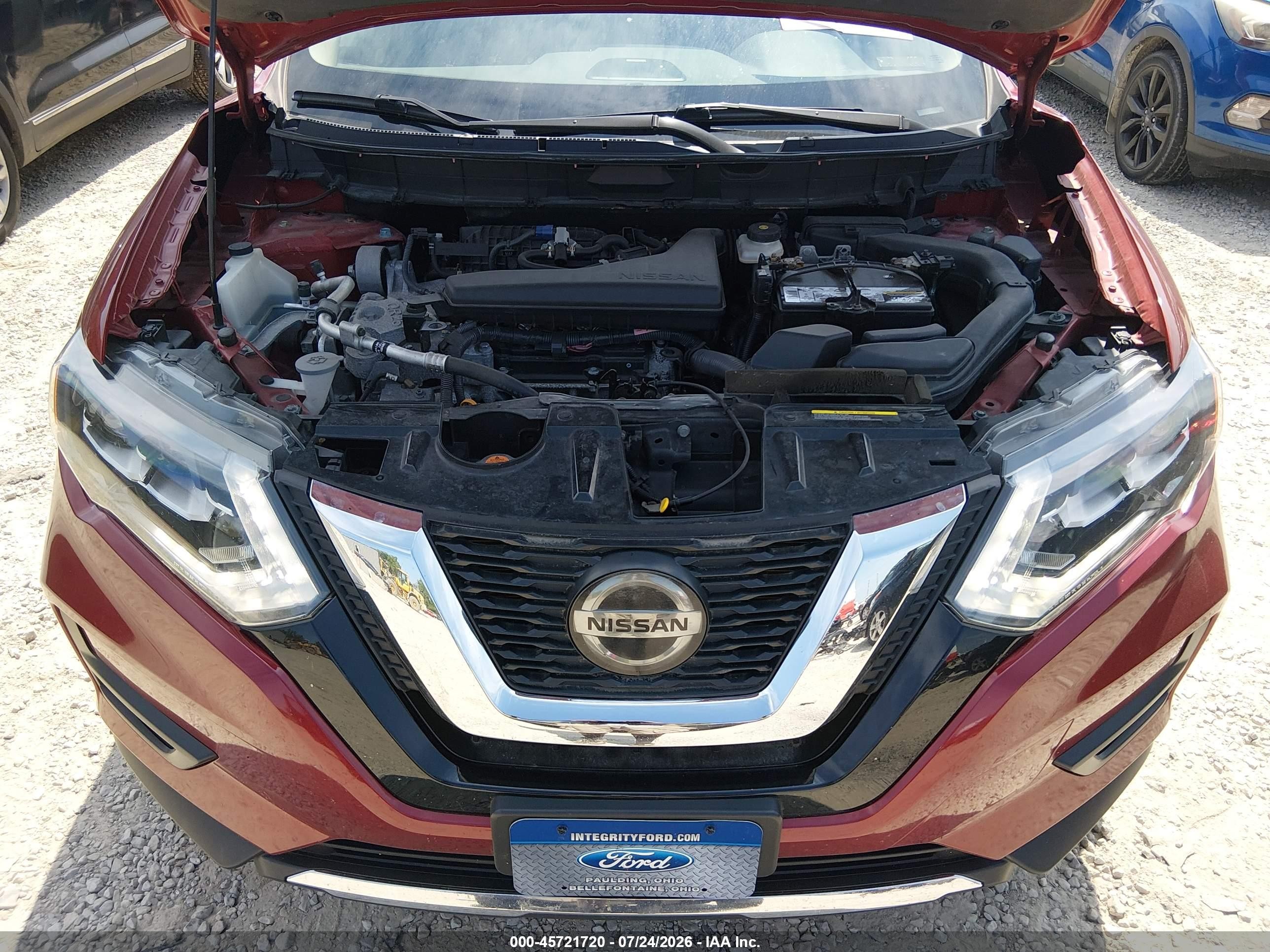 2018 Nissan Rogue Sl Red vin: 5N1AT2MV7JC768437