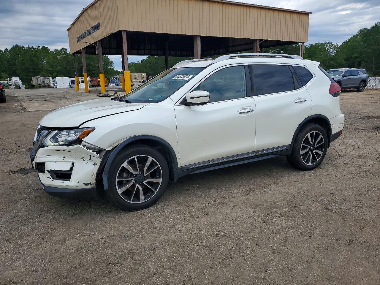 2019 Nissan Rogue Sl White vin: 5N1AT2MV7KC719482