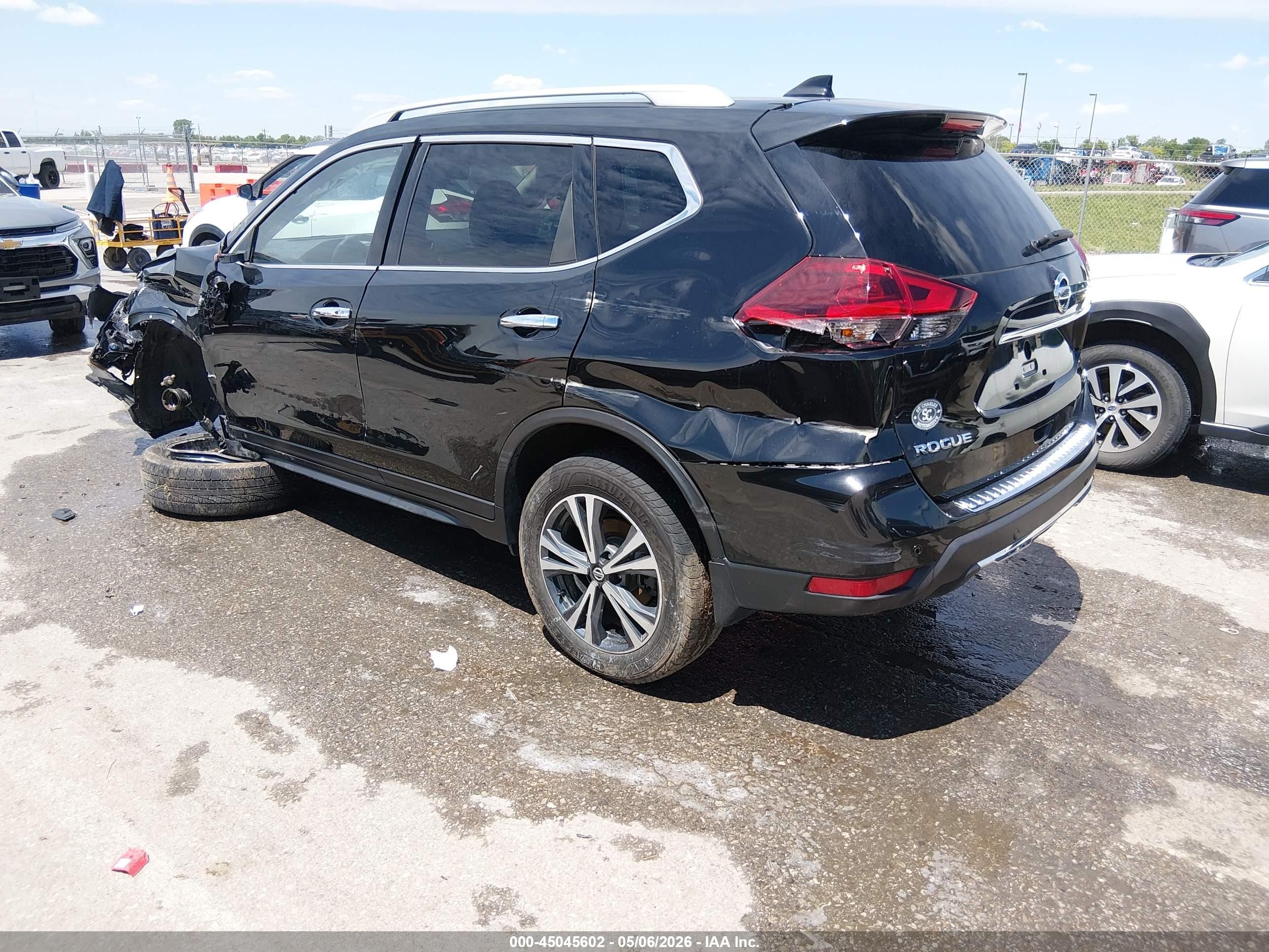 2019 Nissan Rogue Sv Black vin: 5N1AT2MV7KC782808