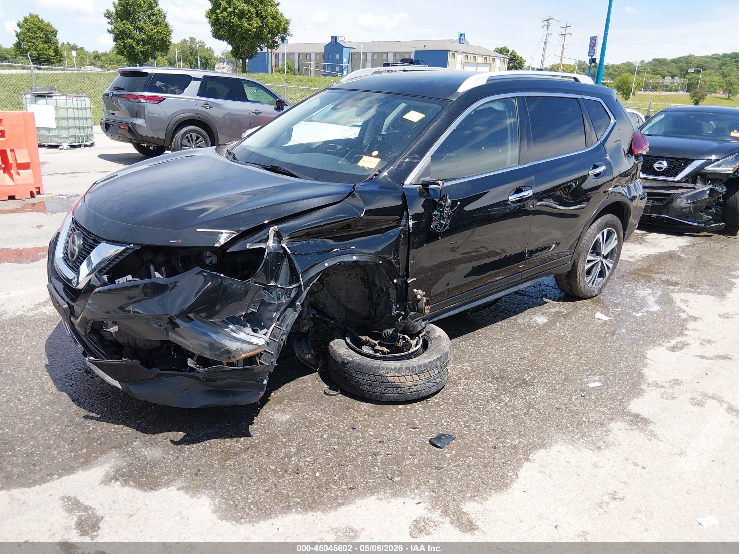 2019 Nissan Rogue Sv Black vin: 5N1AT2MV7KC782808