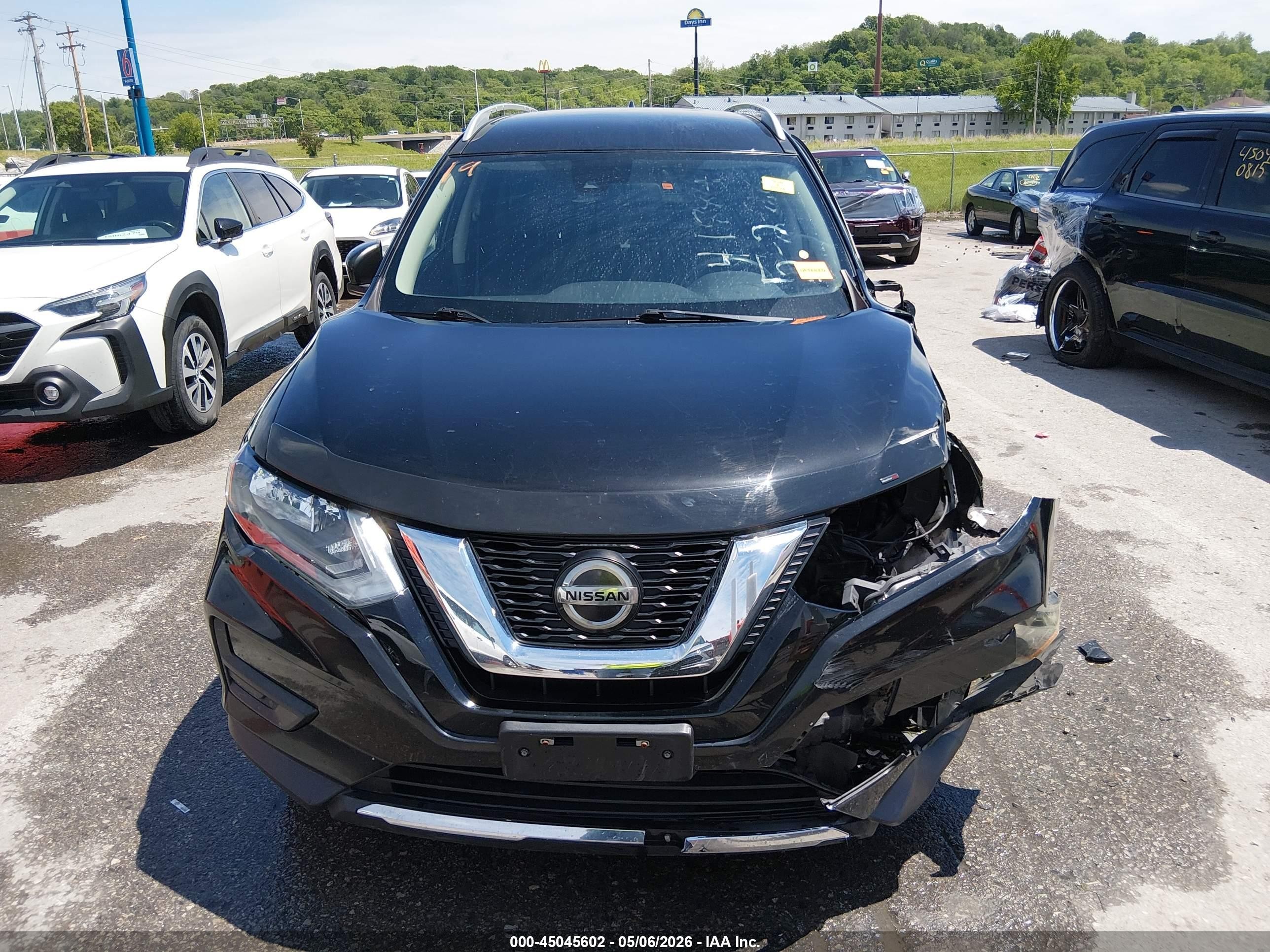 2019 Nissan Rogue Sv Black vin: 5N1AT2MV7KC782808