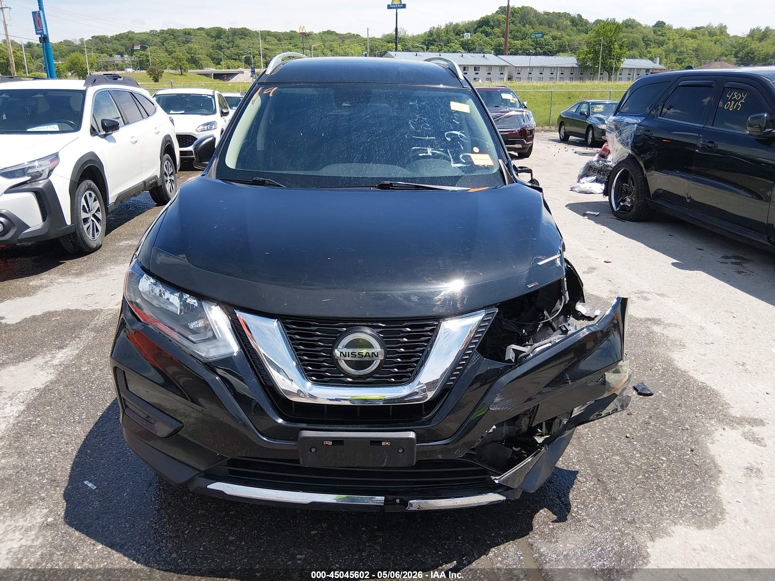 2019 Nissan Rogue Sv Black vin: 5N1AT2MV7KC782808