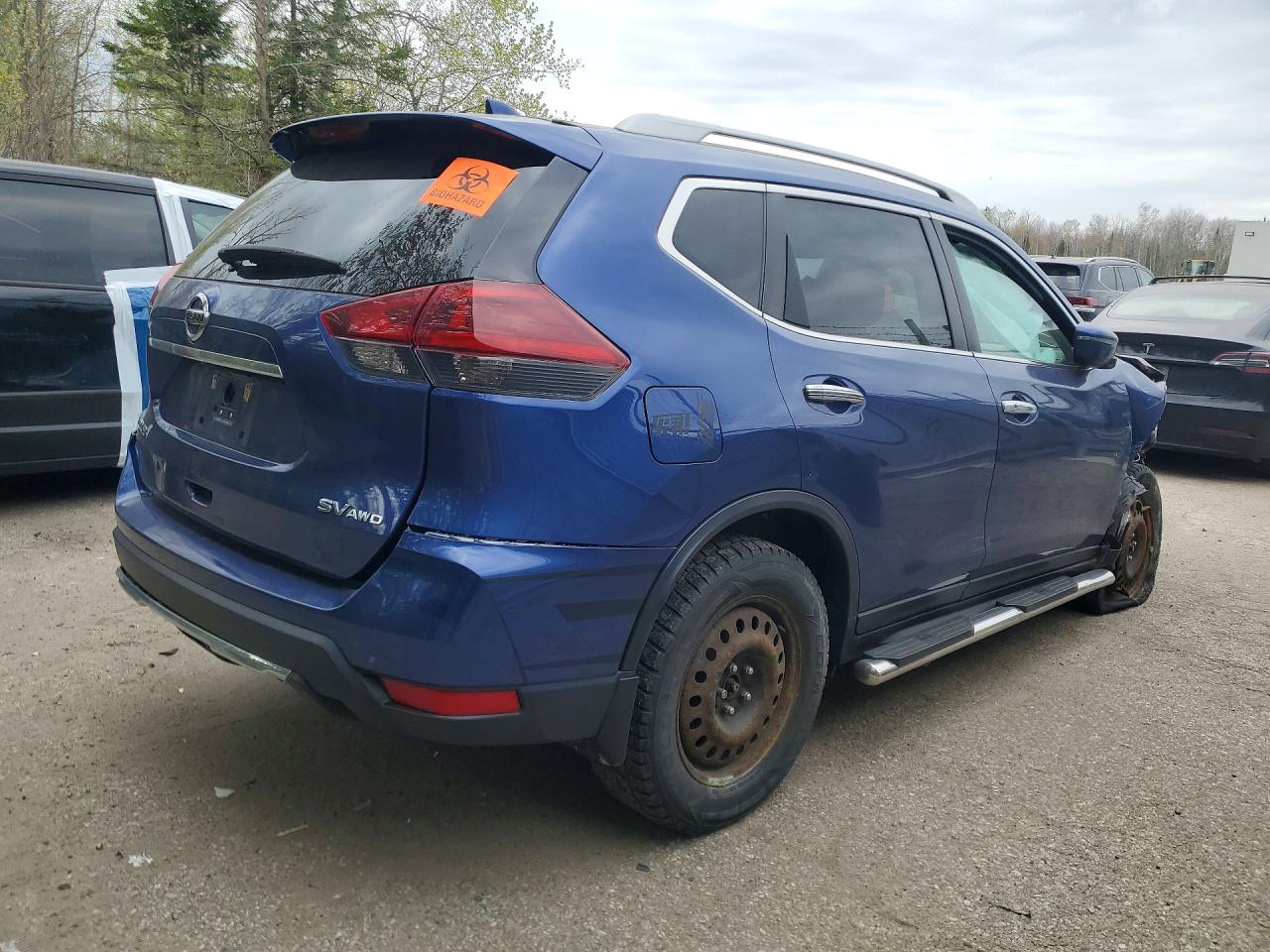 2020 Nissan Rogue S Blue vin: 5N1AT2MV7LC767792