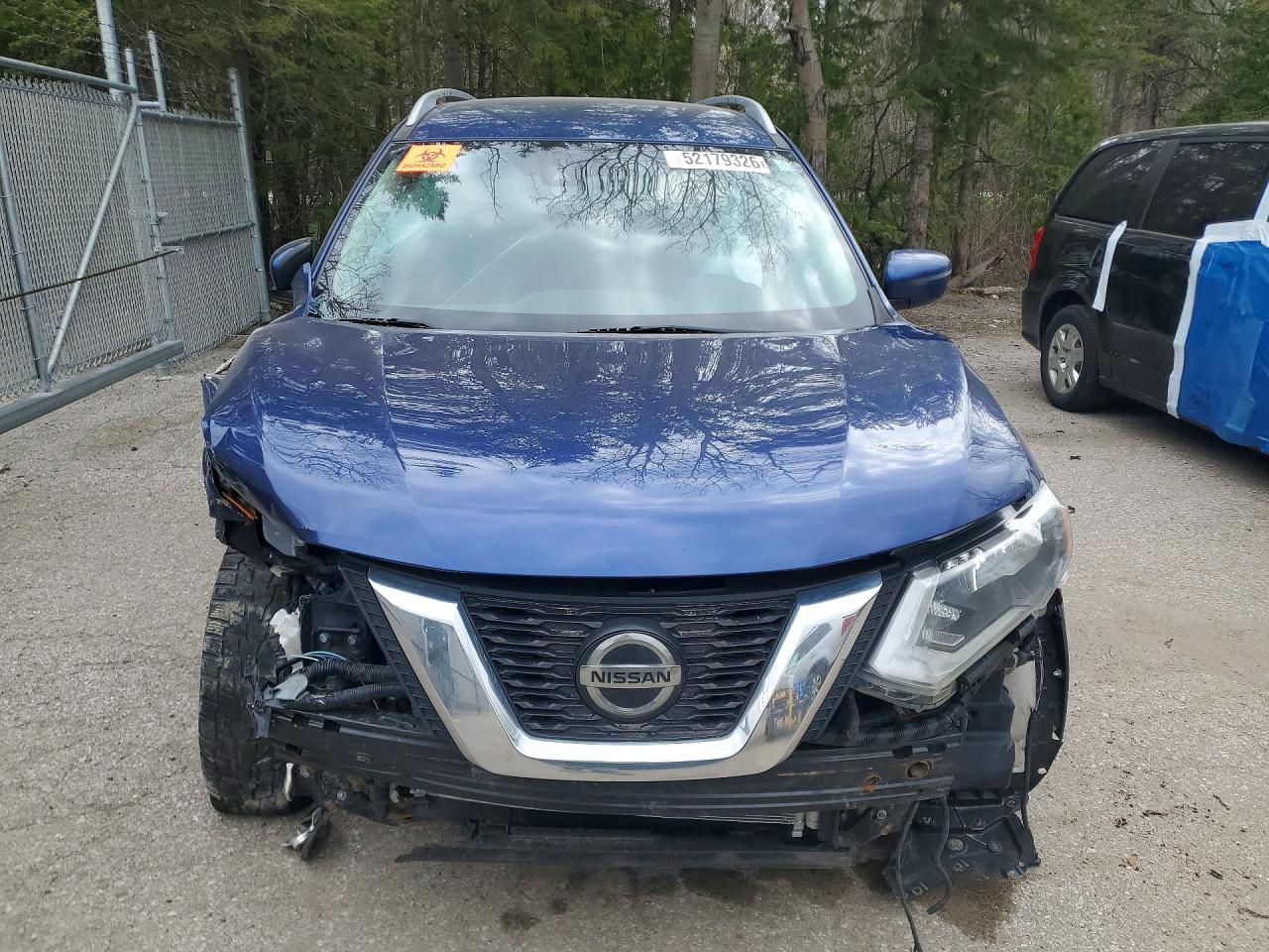 2020 Nissan Rogue S Blue vin: 5N1AT2MV7LC767792